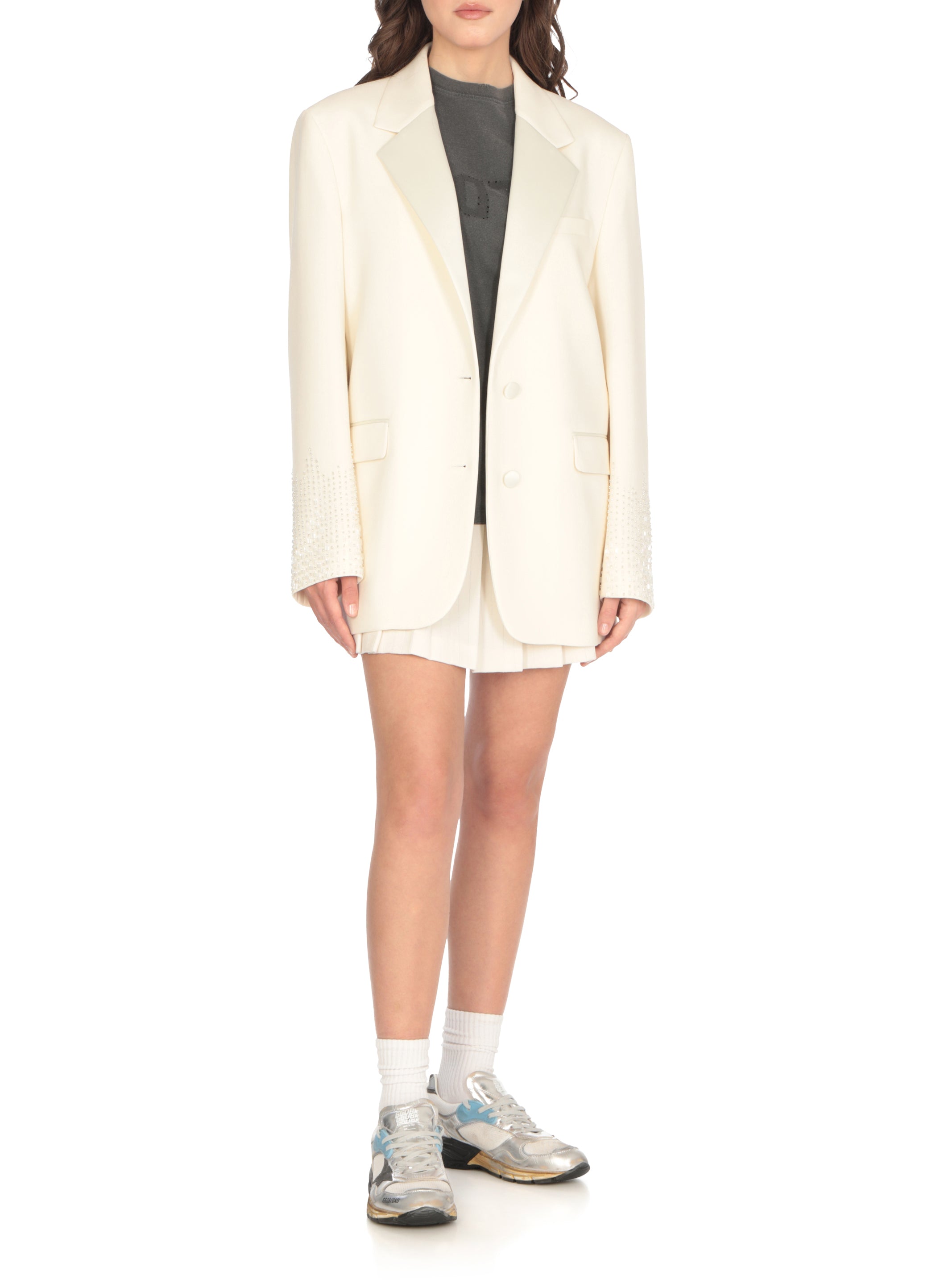 Golden Goose Sneakers Silver