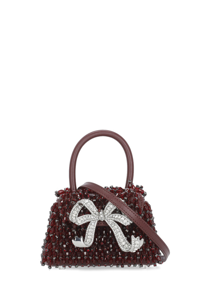 Self Portrait Bags Bordeaux Cowhide Inside: Synth Leather