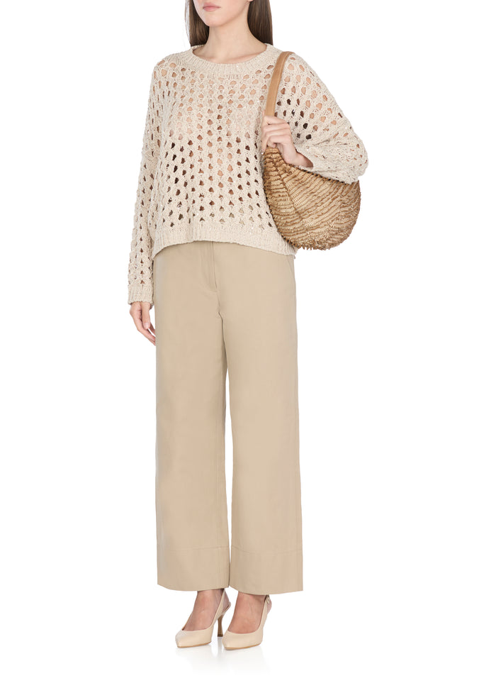 Antonelli Firenze Sweaters Beige Cotton Polyamide