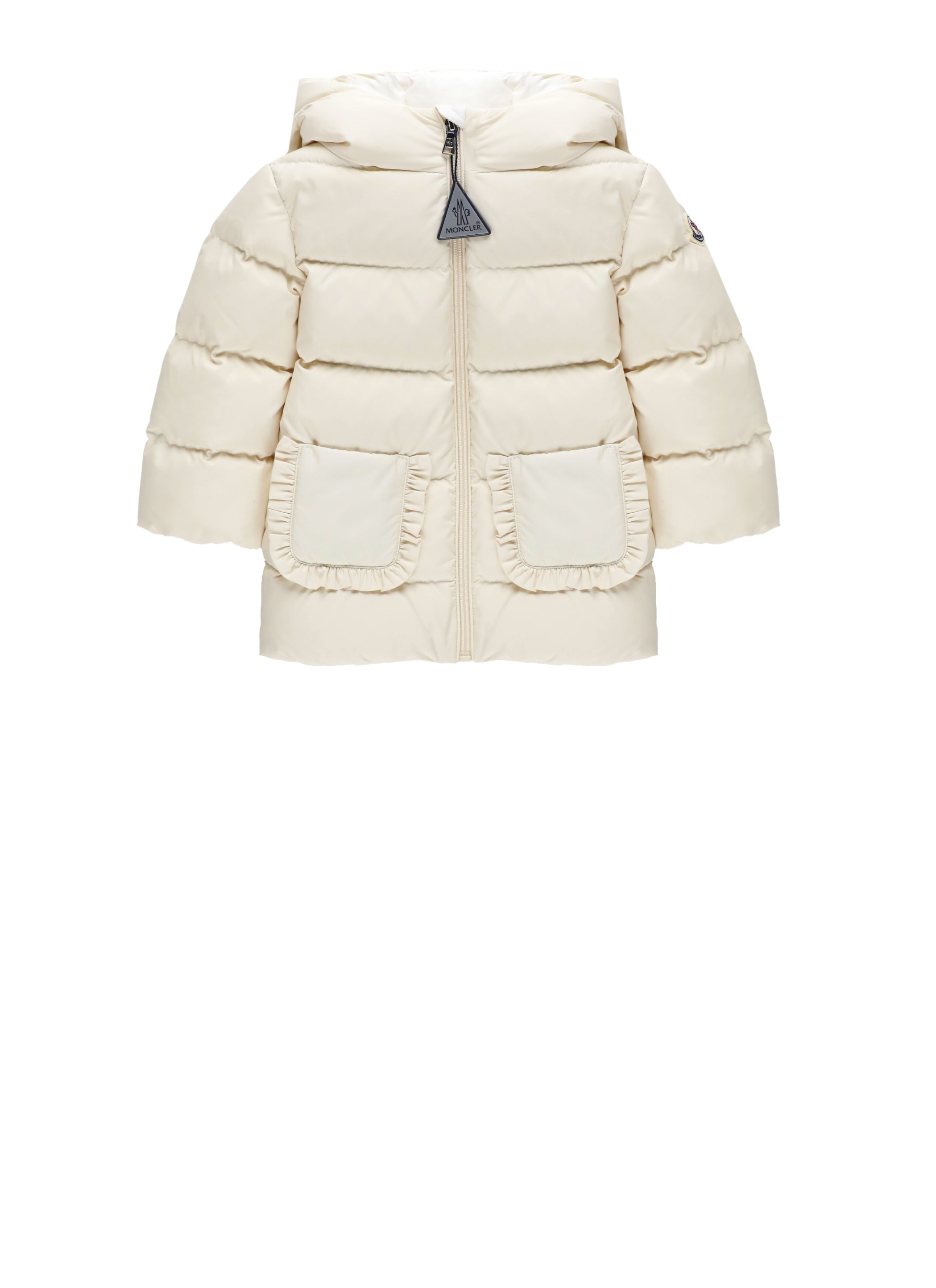 Moncler Kids Coats Ivory