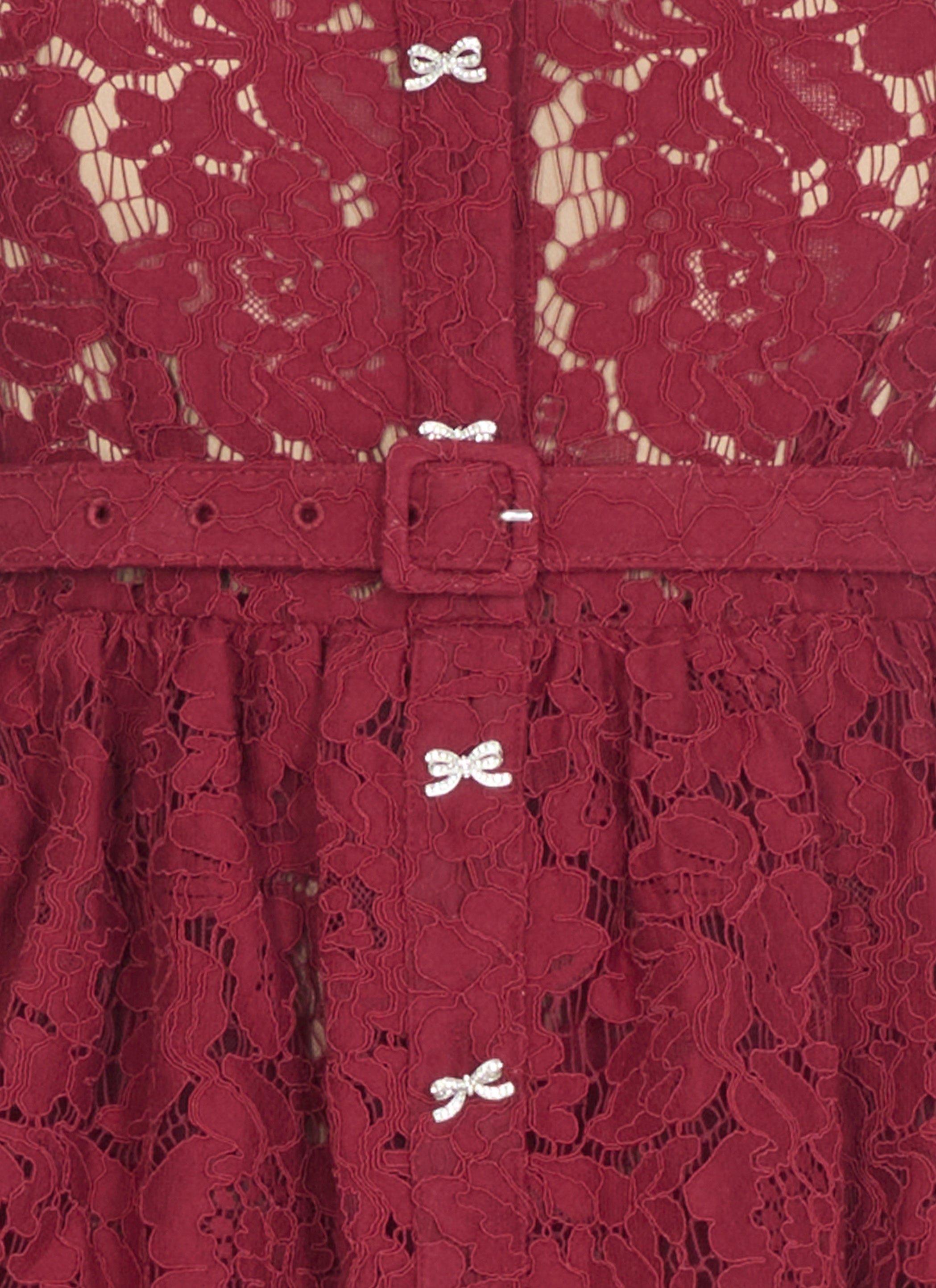 Self Portrait Dresses Bordeaux
