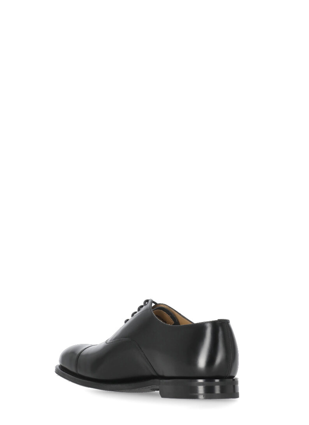 Churchs Flat Shoes Black Calf Leather
