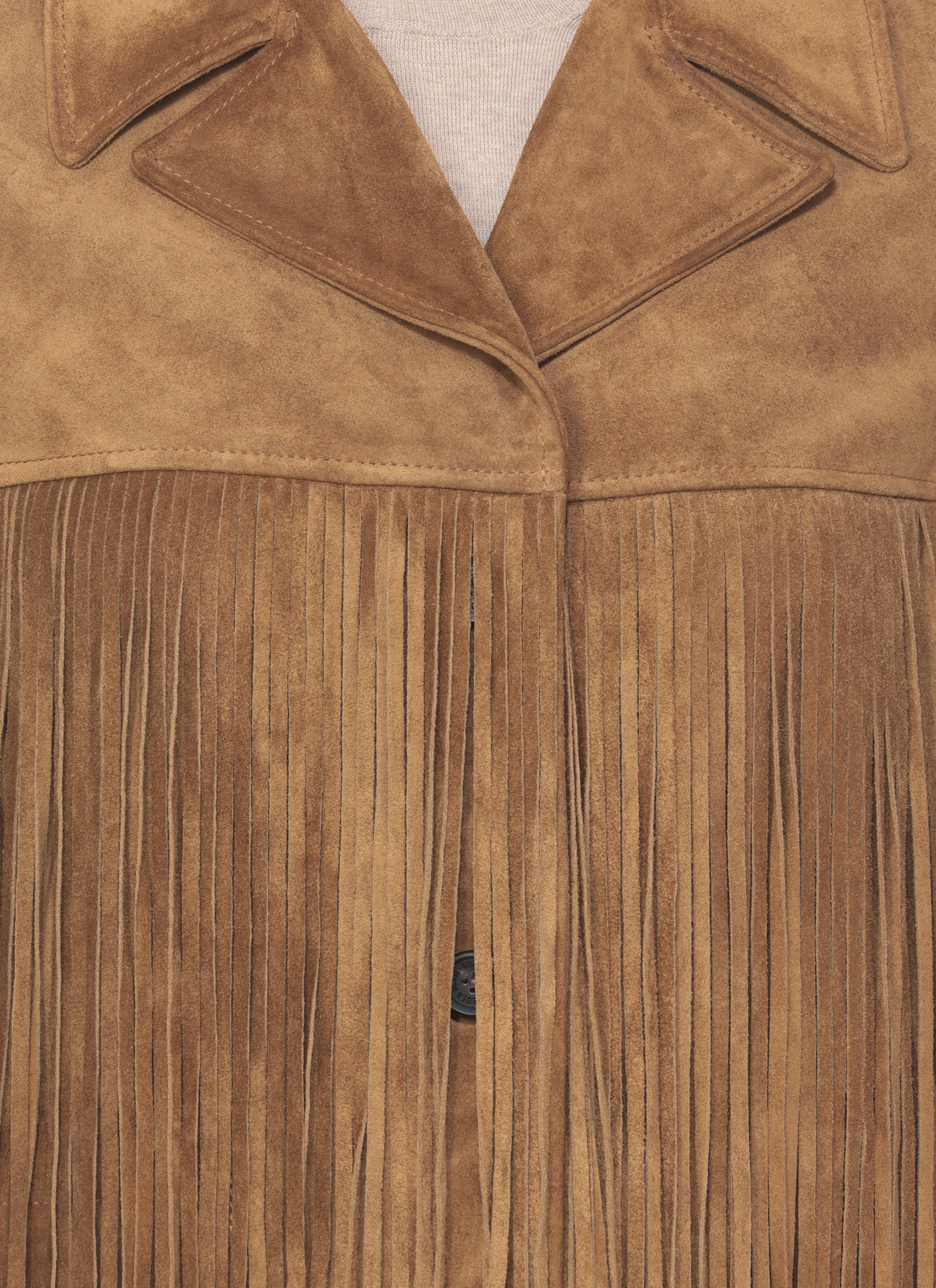 Golden Goose Jackets Brown Cowhide Lining: Viscose