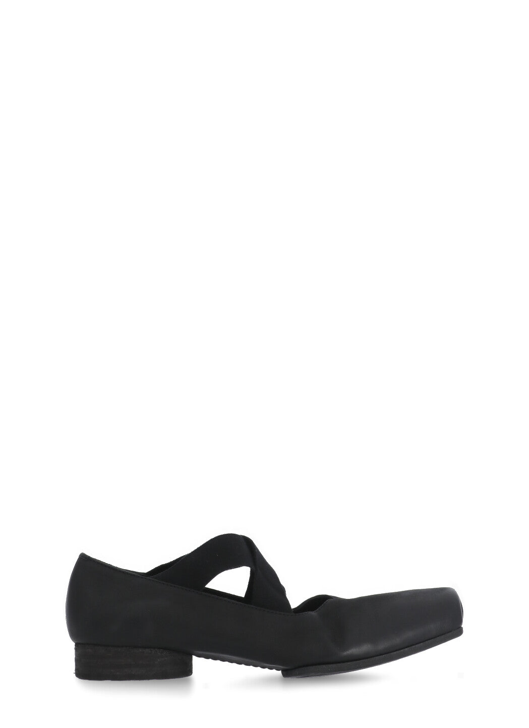Uma Wang Flat Shoes Black Calf Leather