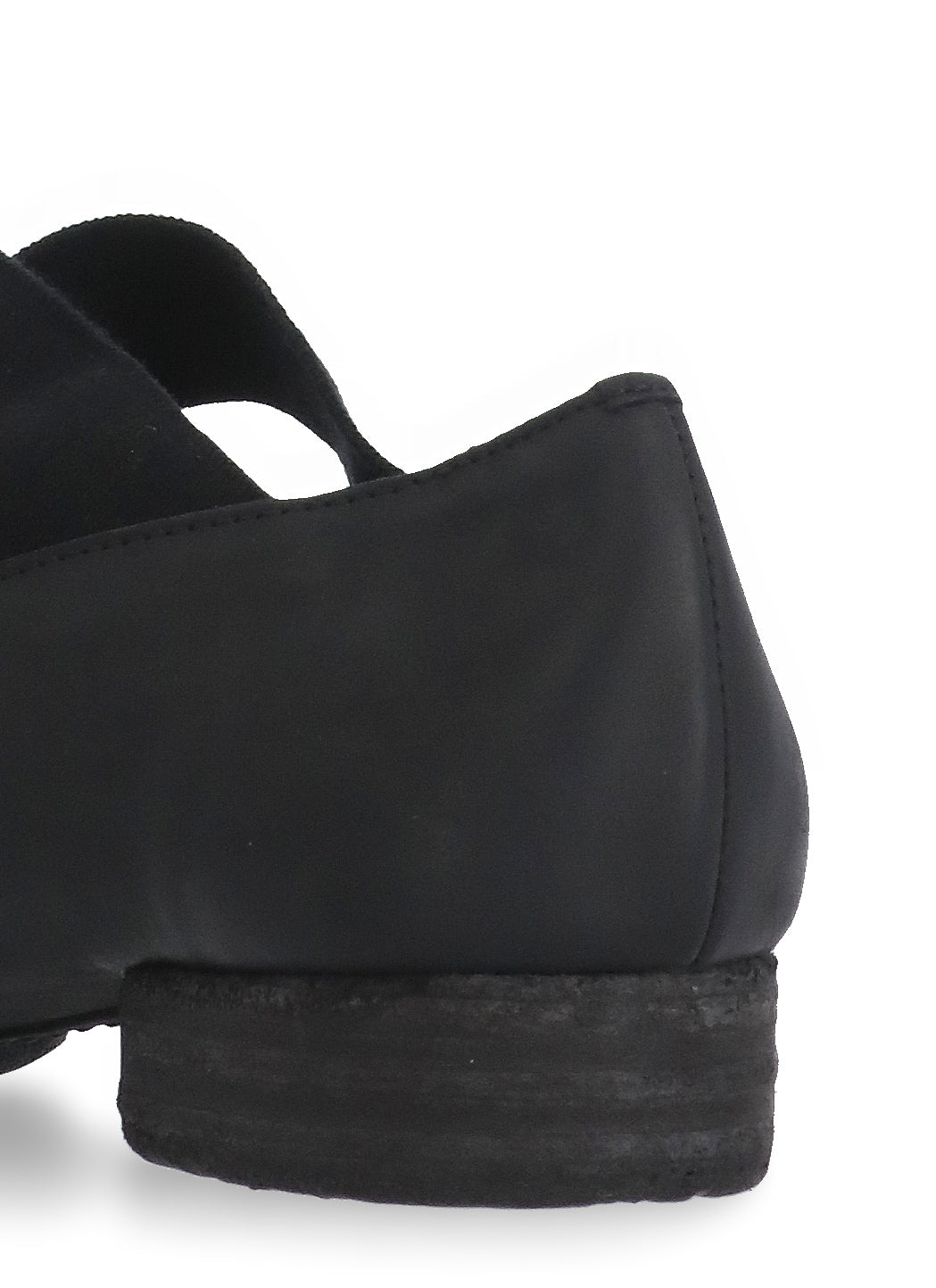 Uma Wang Flat Shoes Black Calf Leather