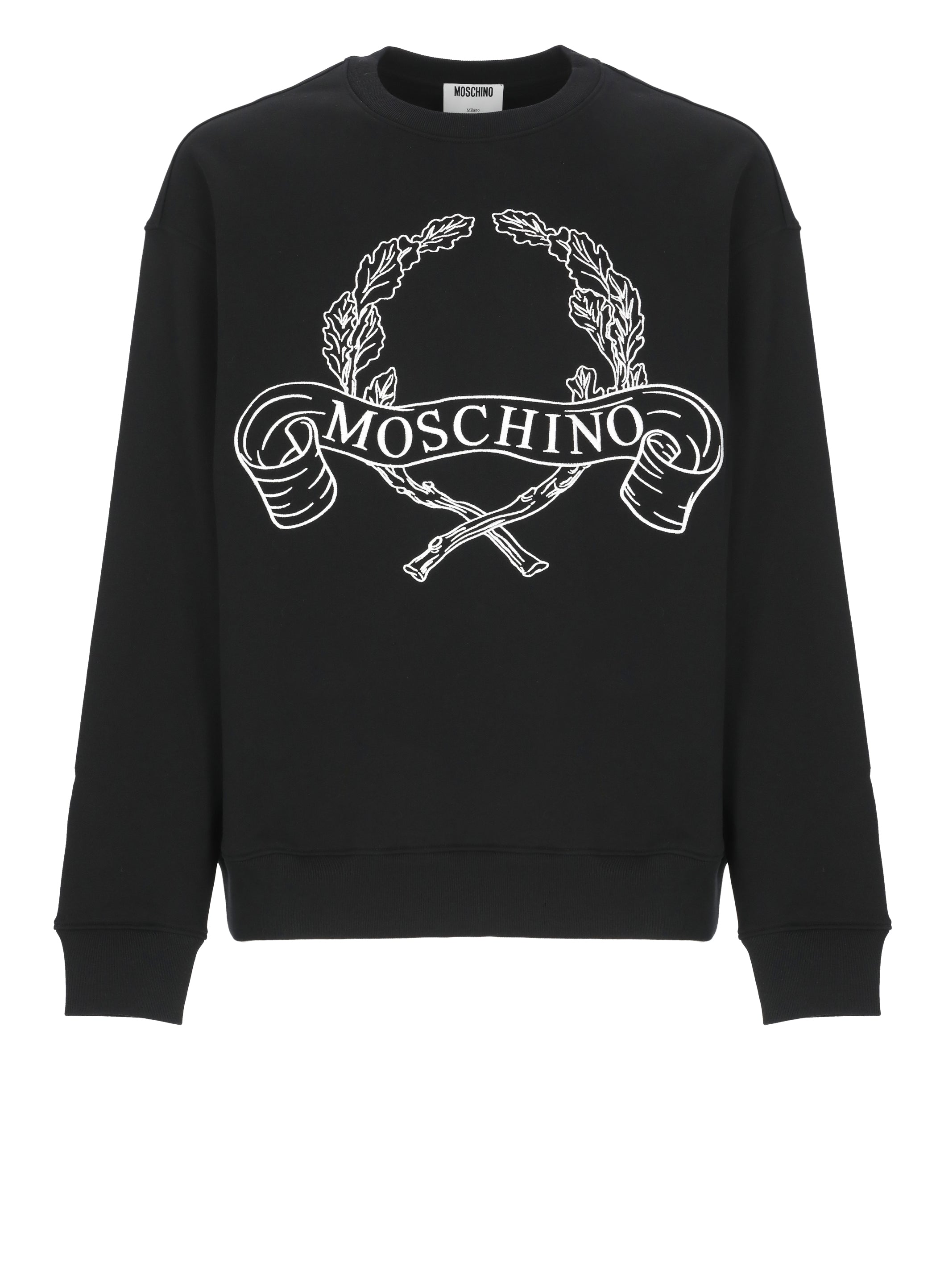 Moschino Sweaters Black Cotton