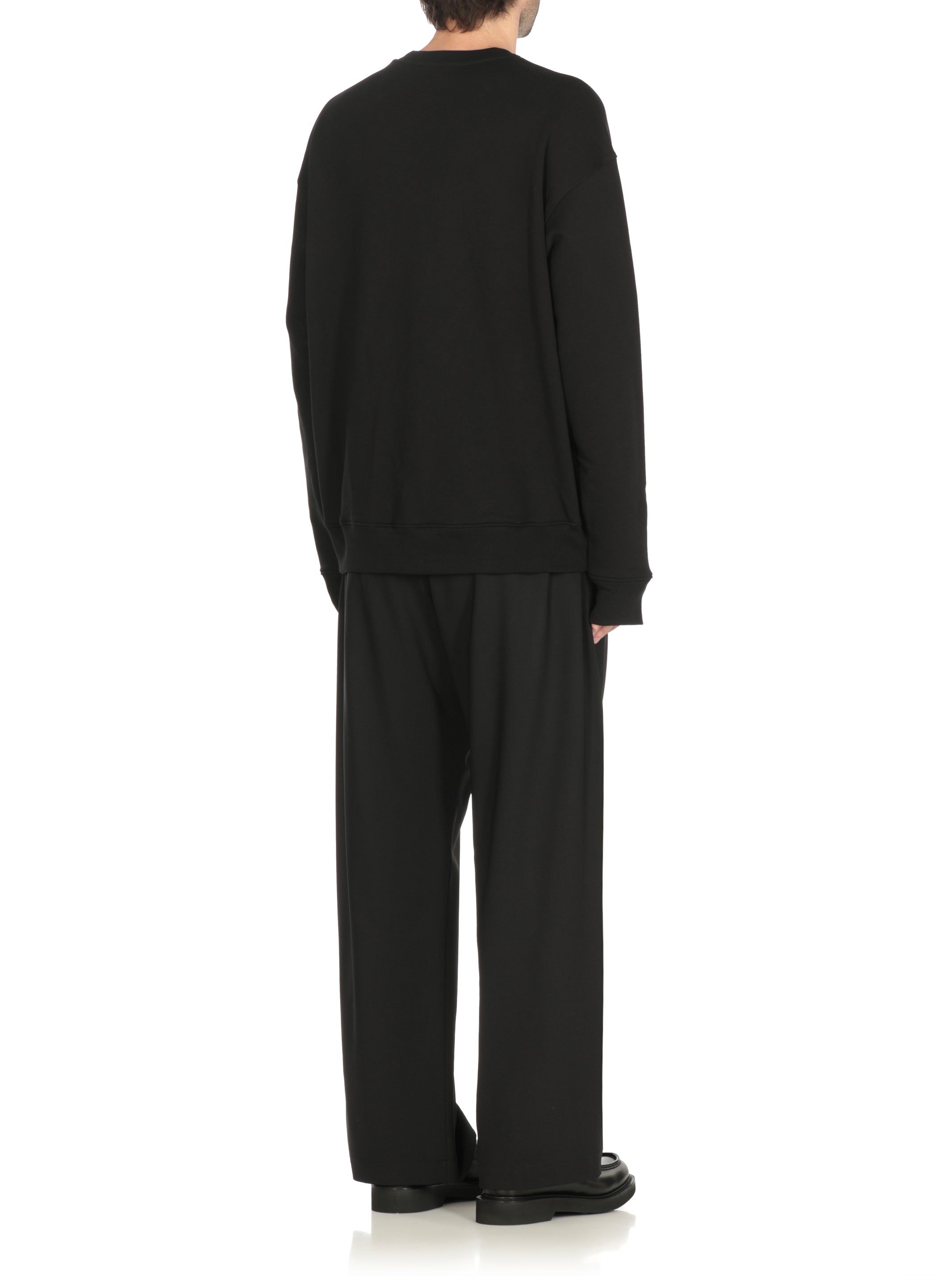 Moschino Sweaters Black Cotton