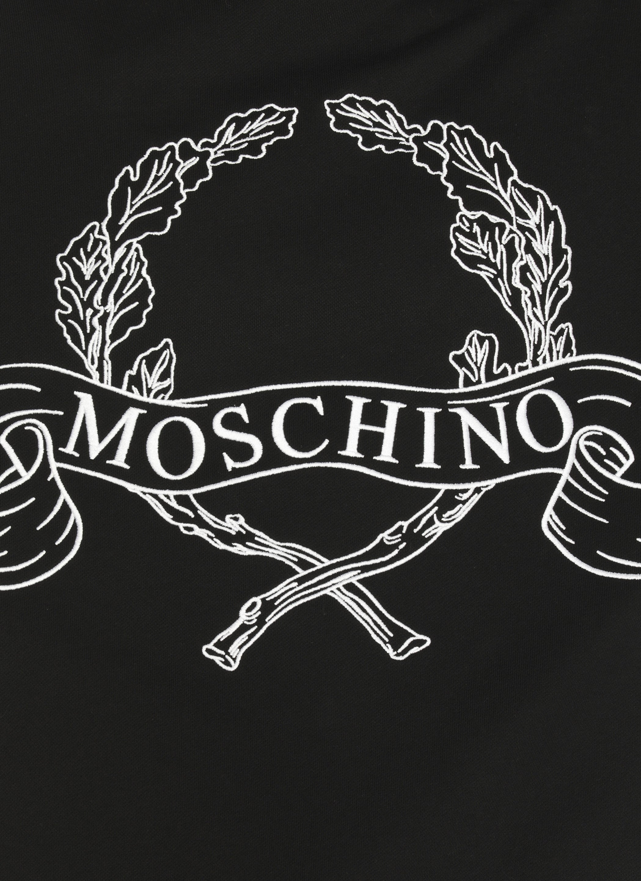 Moschino Sweaters Black Cotton