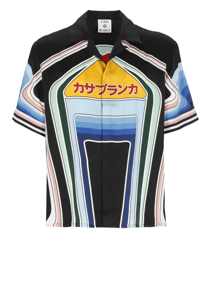 Casablanca Shirts Black Silk