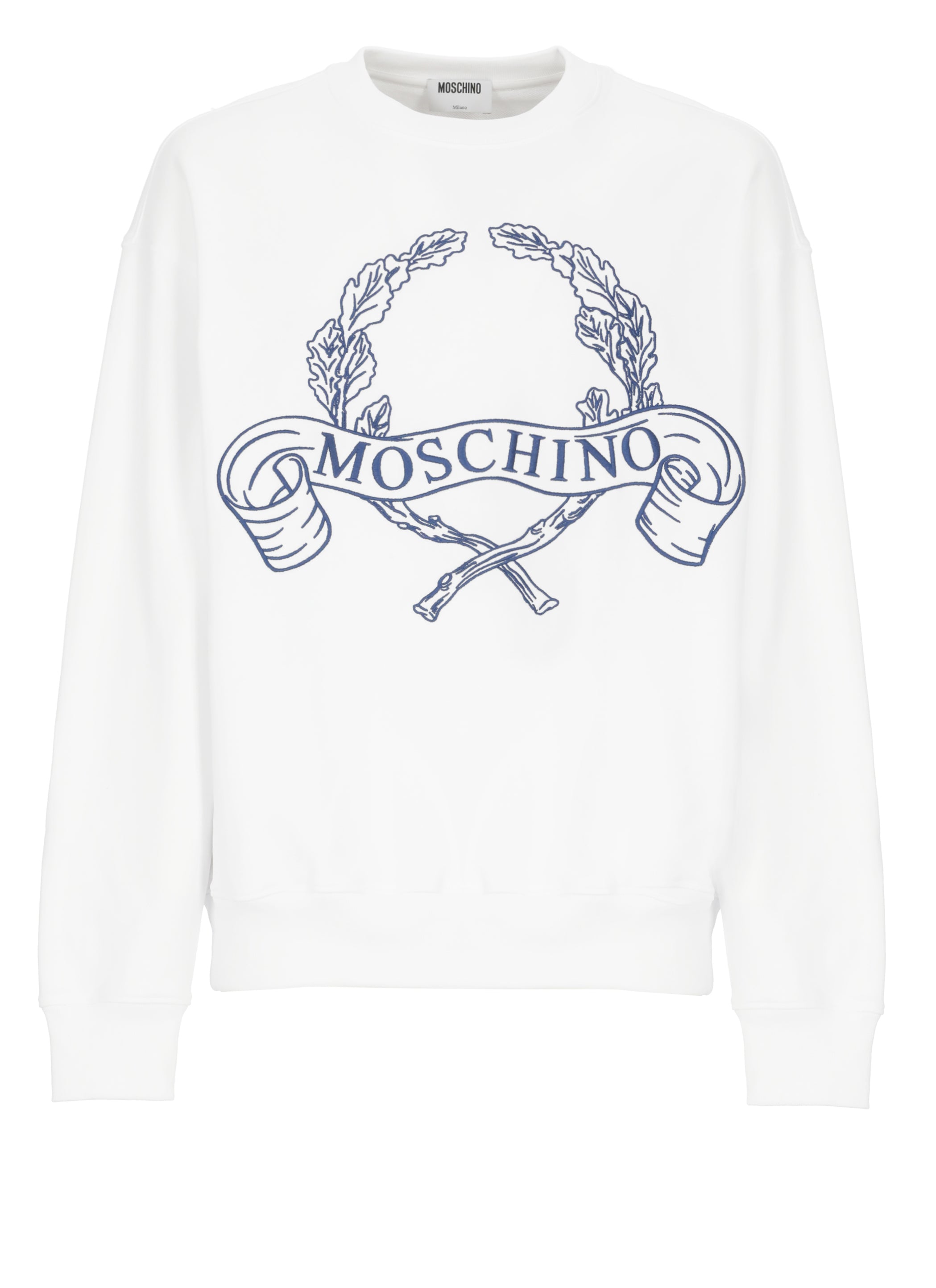 Moschino Sweaters White Cotton