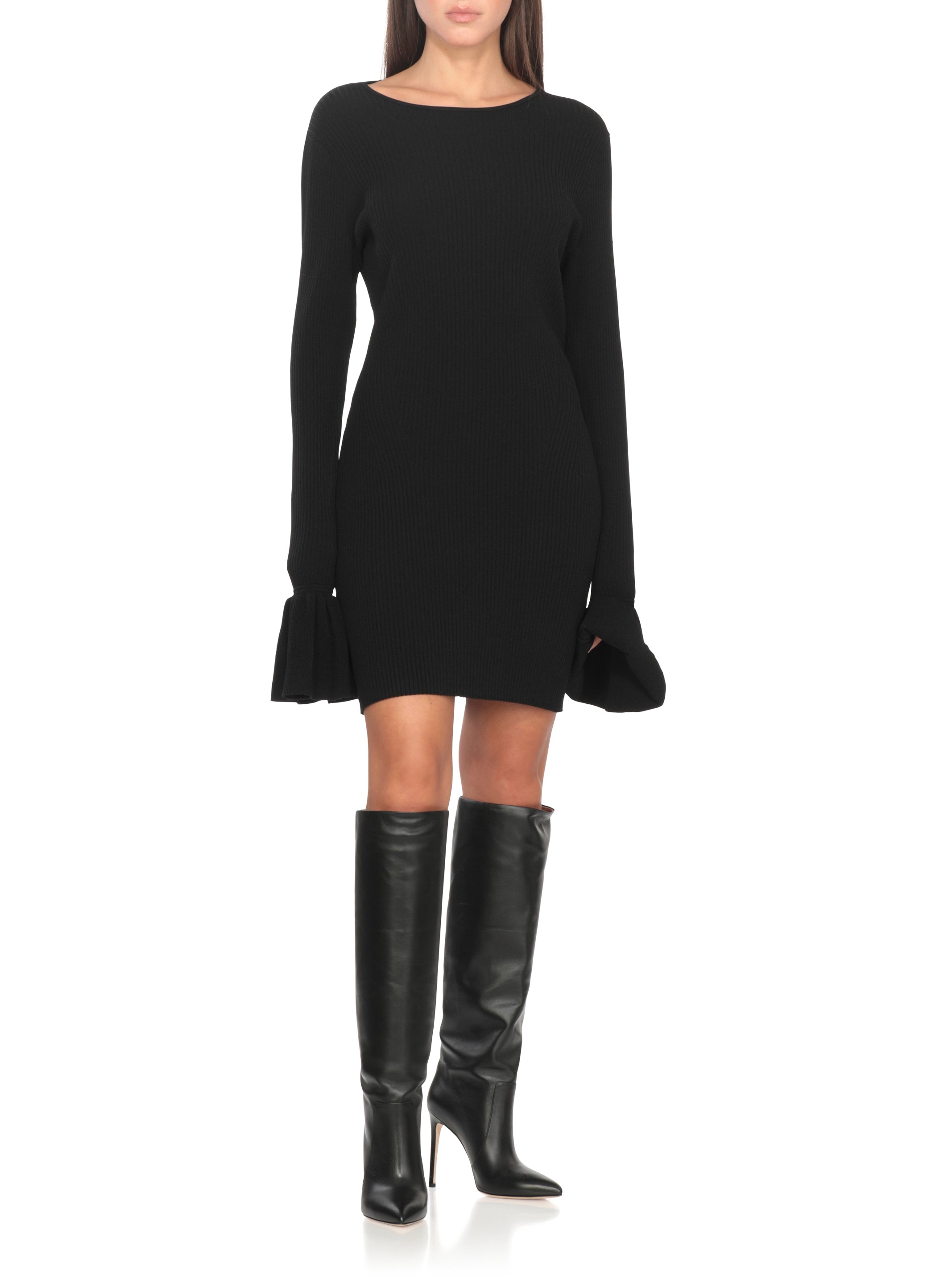Paris Texas Boots Black Cow Leather