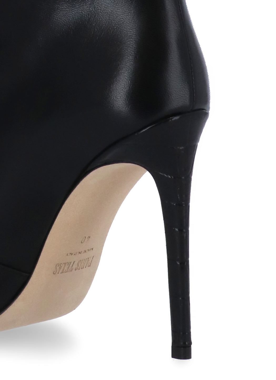 Paris Texas Boots Black Cow Leather