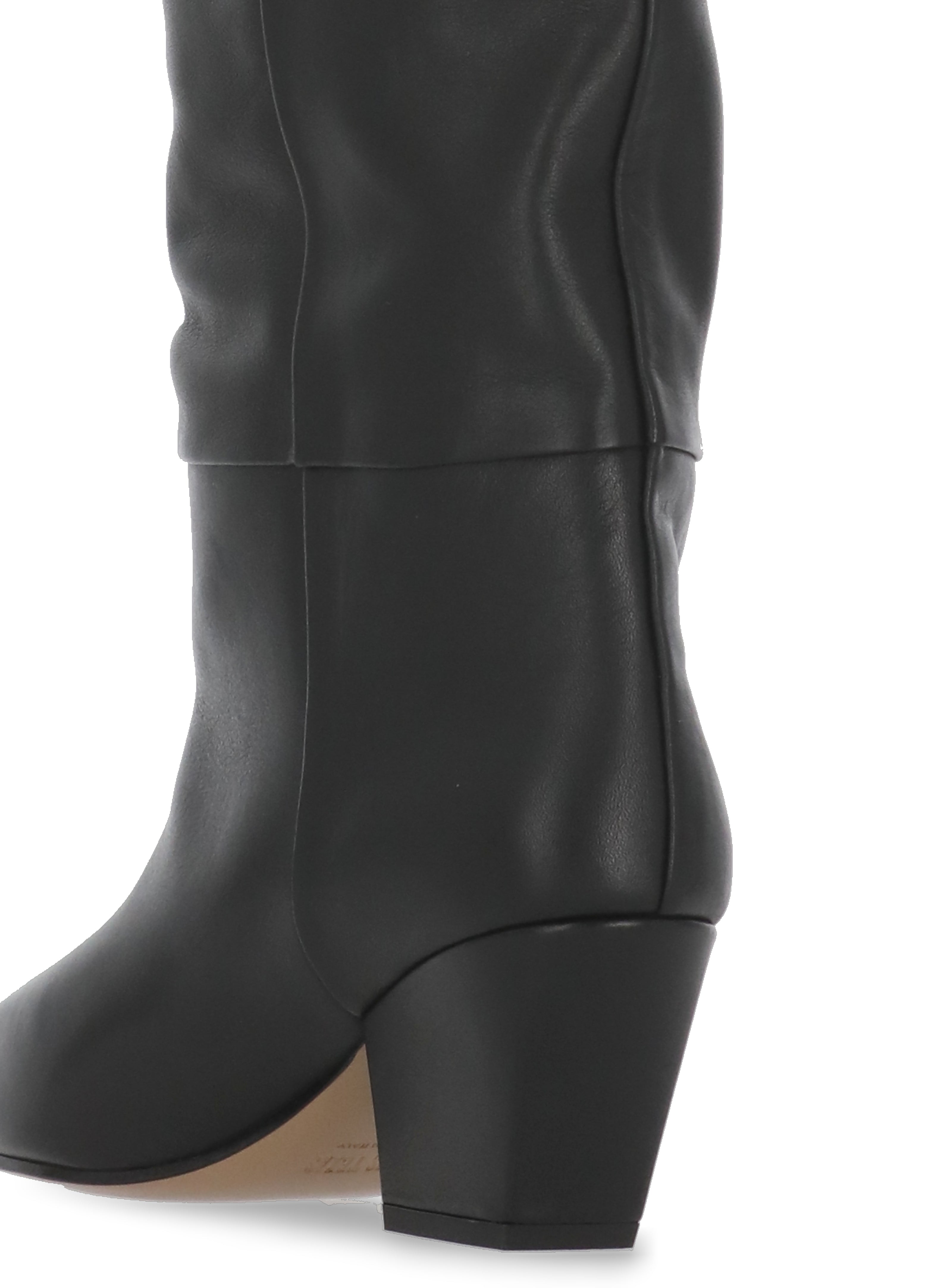 Paris Texas Boots Black Cow Leather