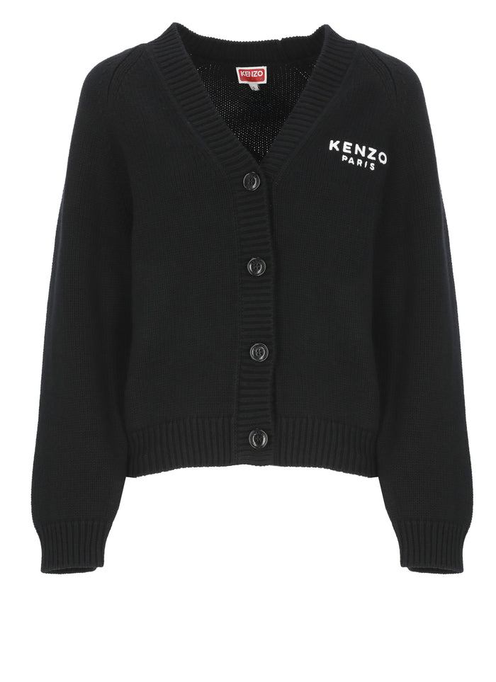 Kenzo Sweaters Black Cotton Wool Nylon