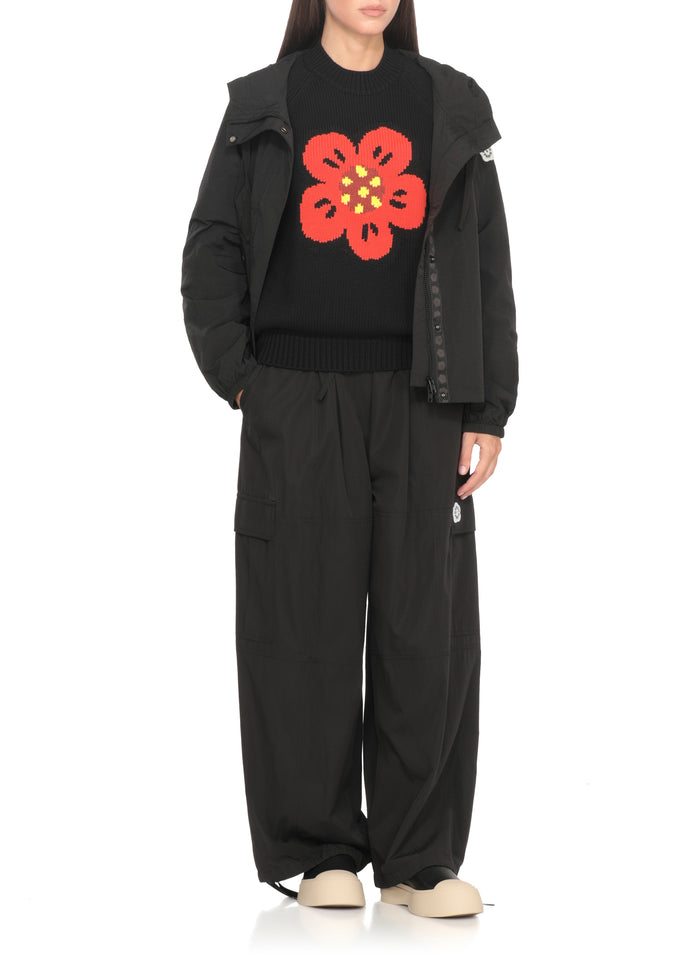 Kenzo Sweaters Black Cotton Wool Nylon