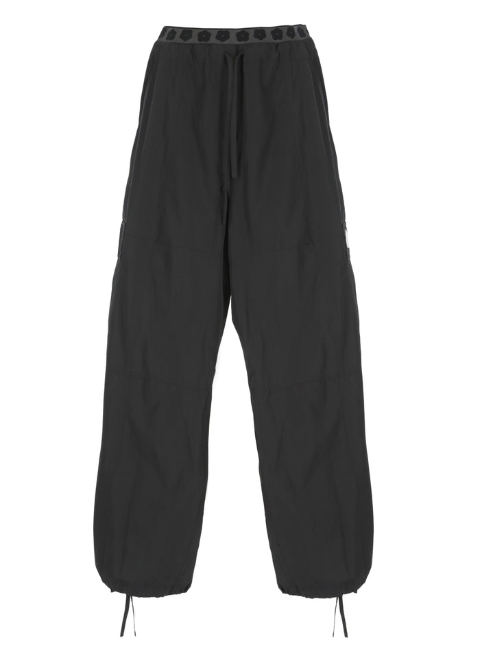 Kenzo Trousers Black Poliestere Cotone