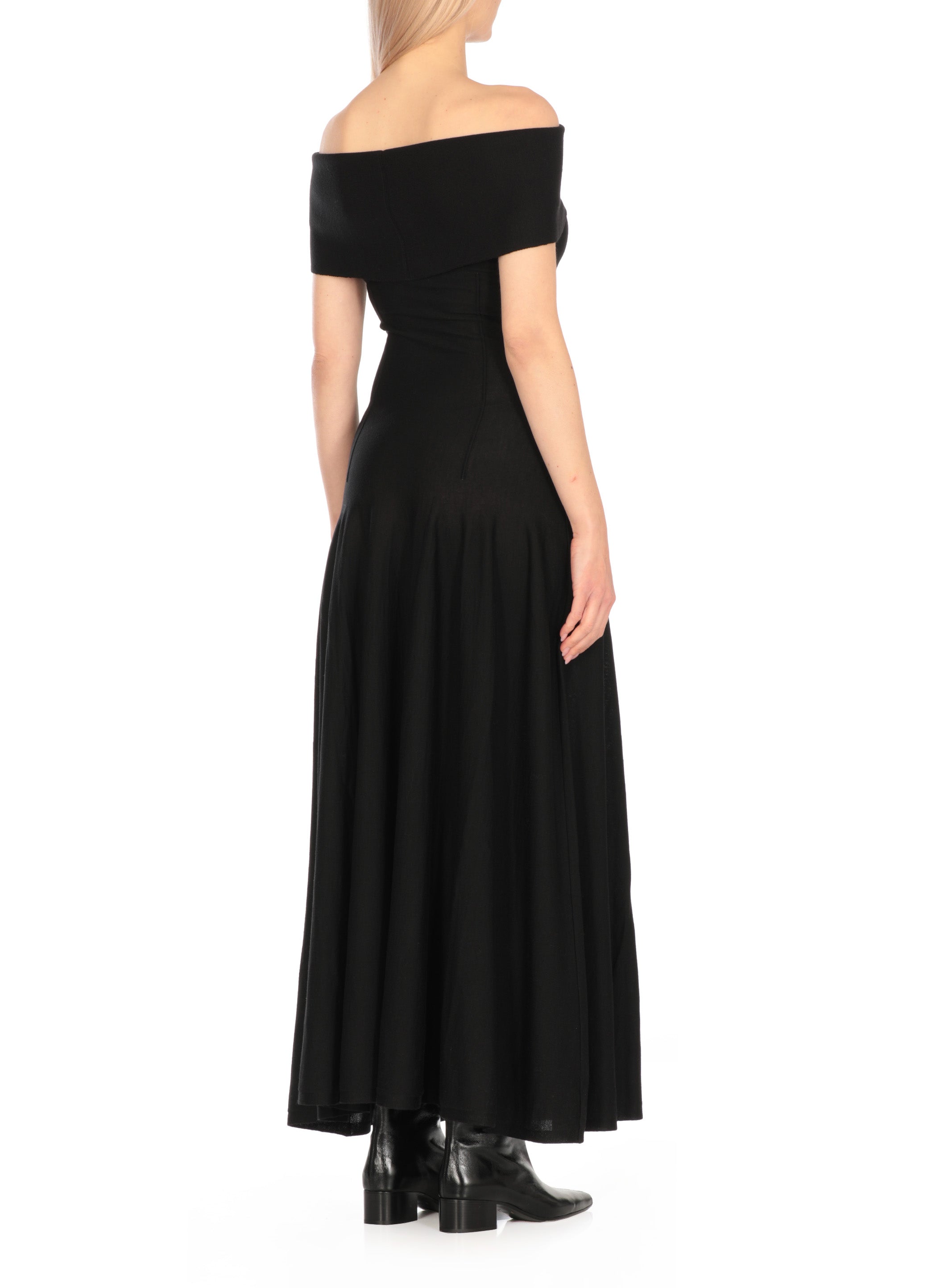 KHAITE Dresses Black Wool Polyamide