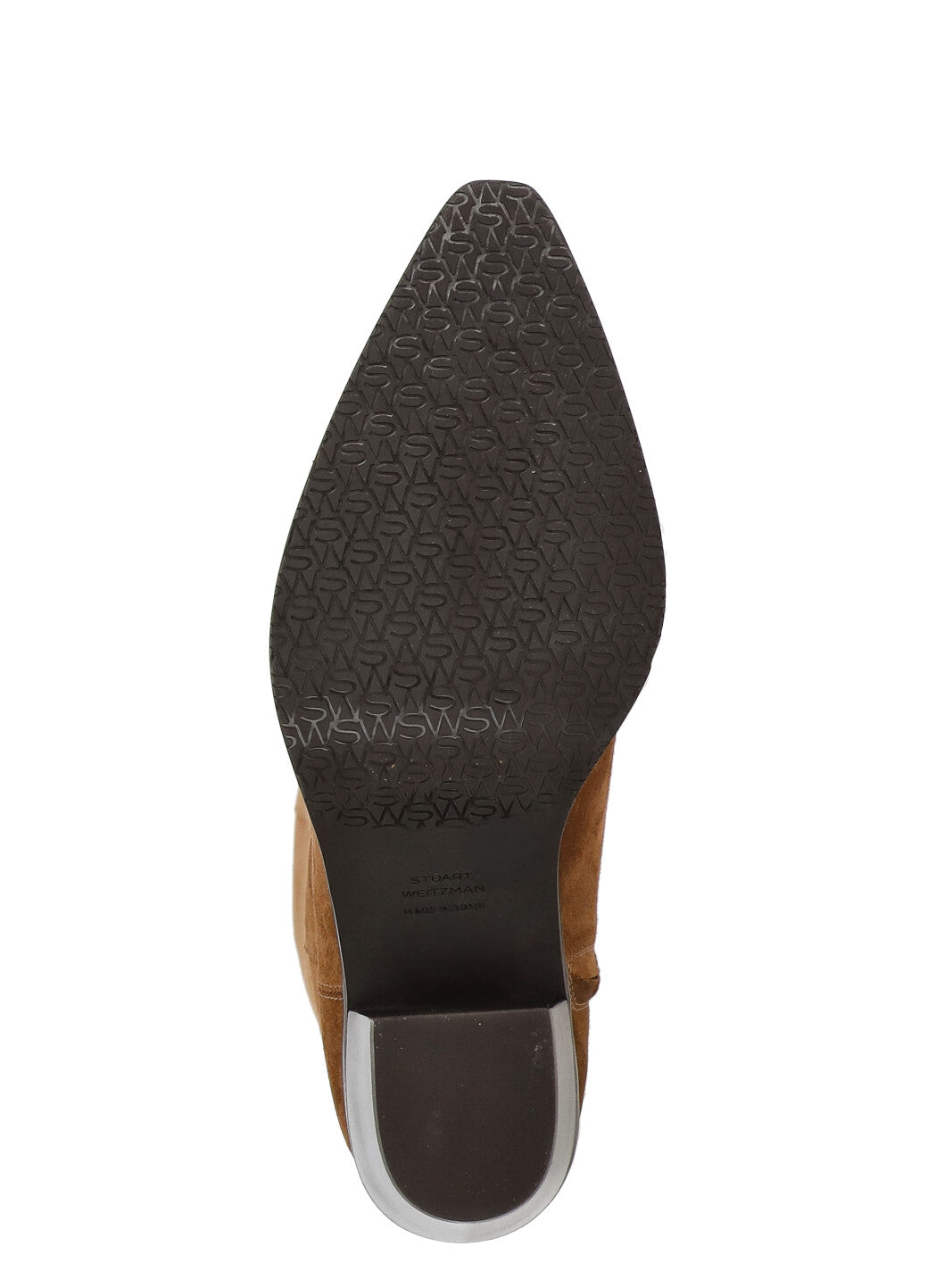 Stuart Weitzman Boots Brown Cowhide Sole: Rubber