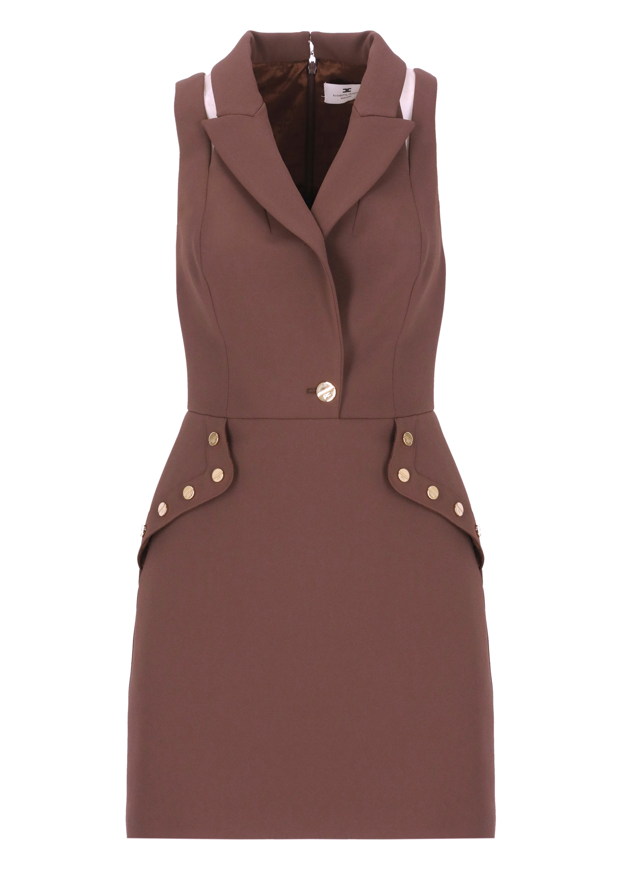 Elisabetta Franchi Dresses Brown