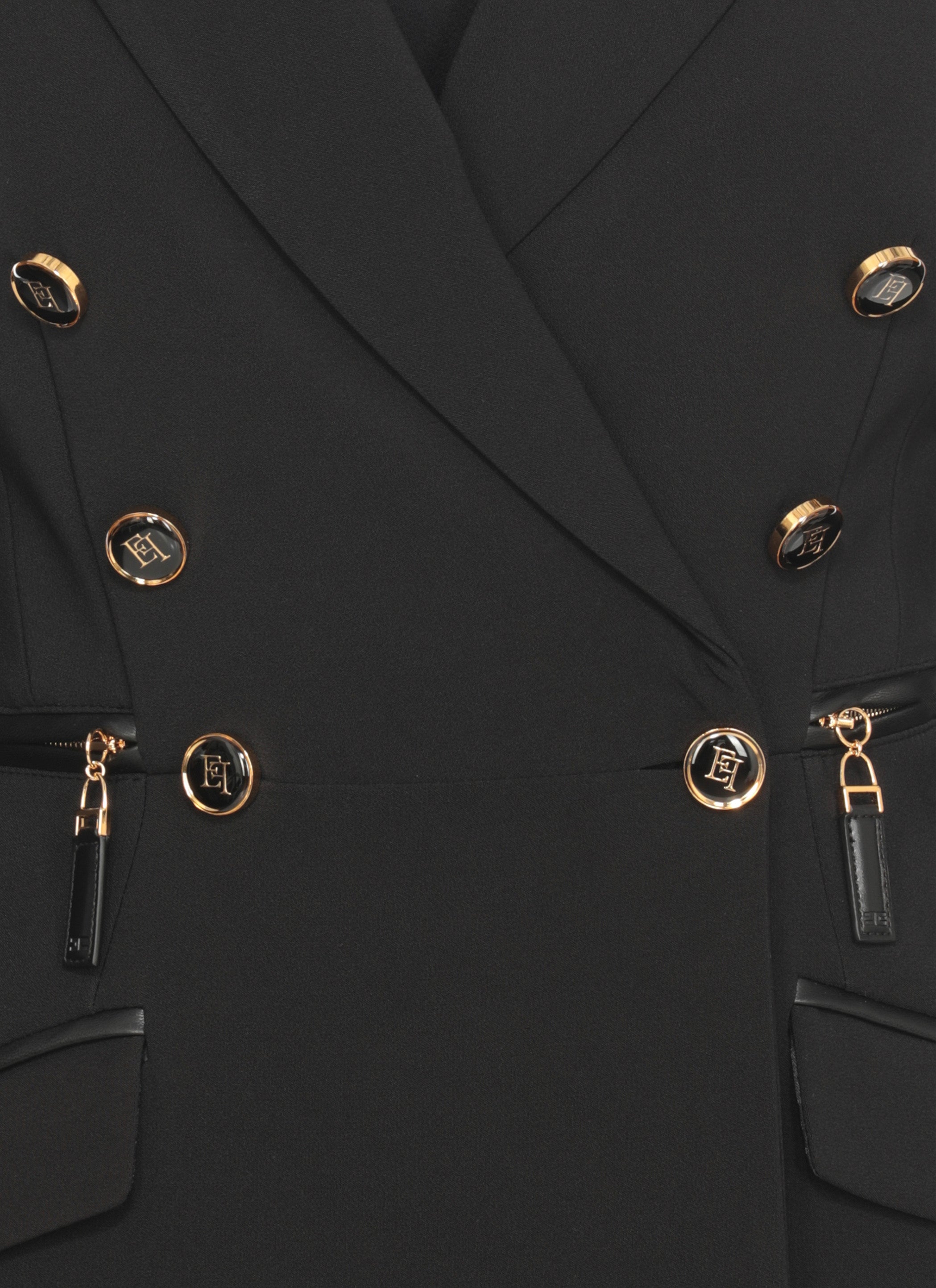 Elisabetta Franchi Jackets Black