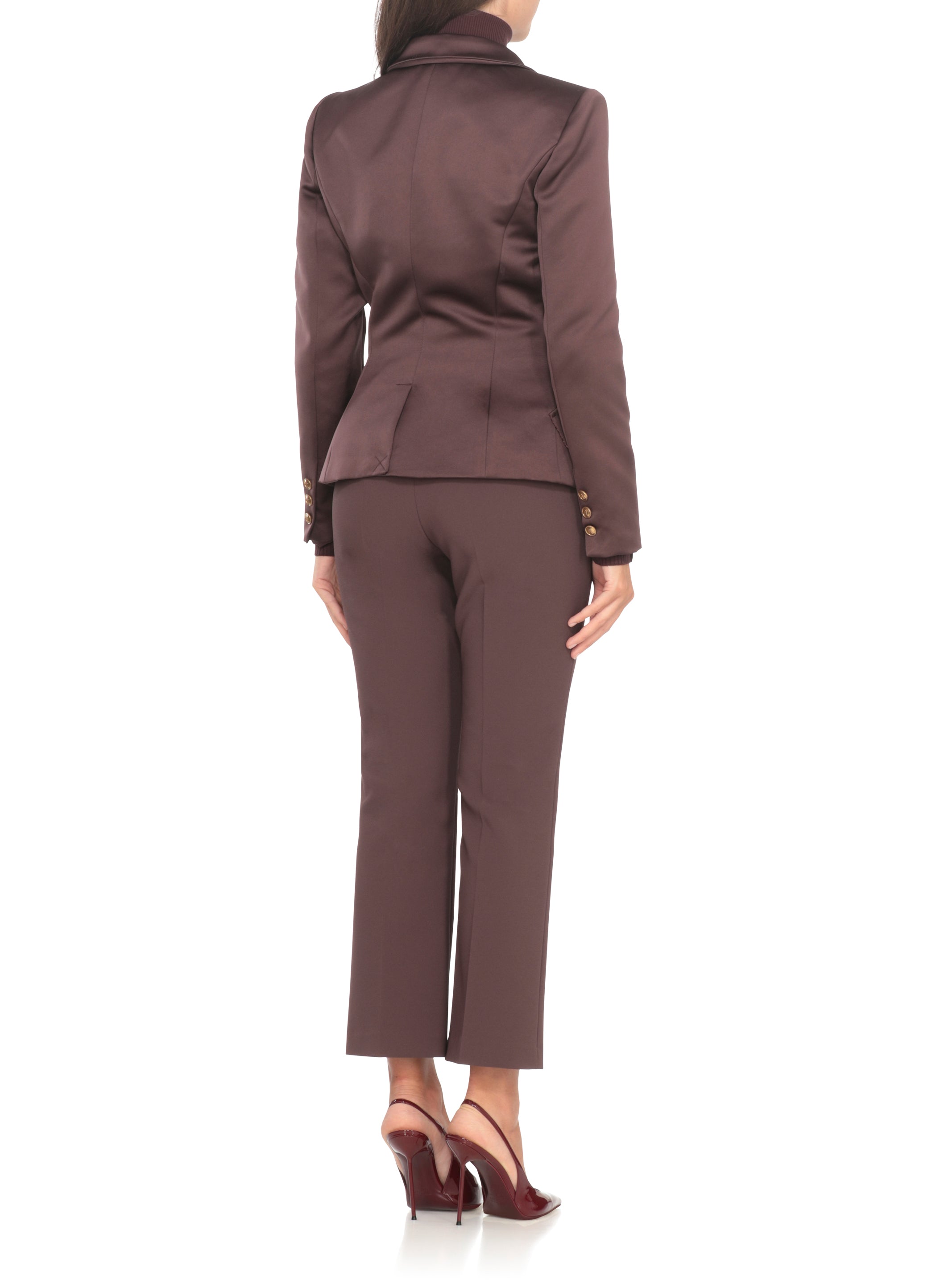 Elisabetta Franchi Jackets Bordeaux