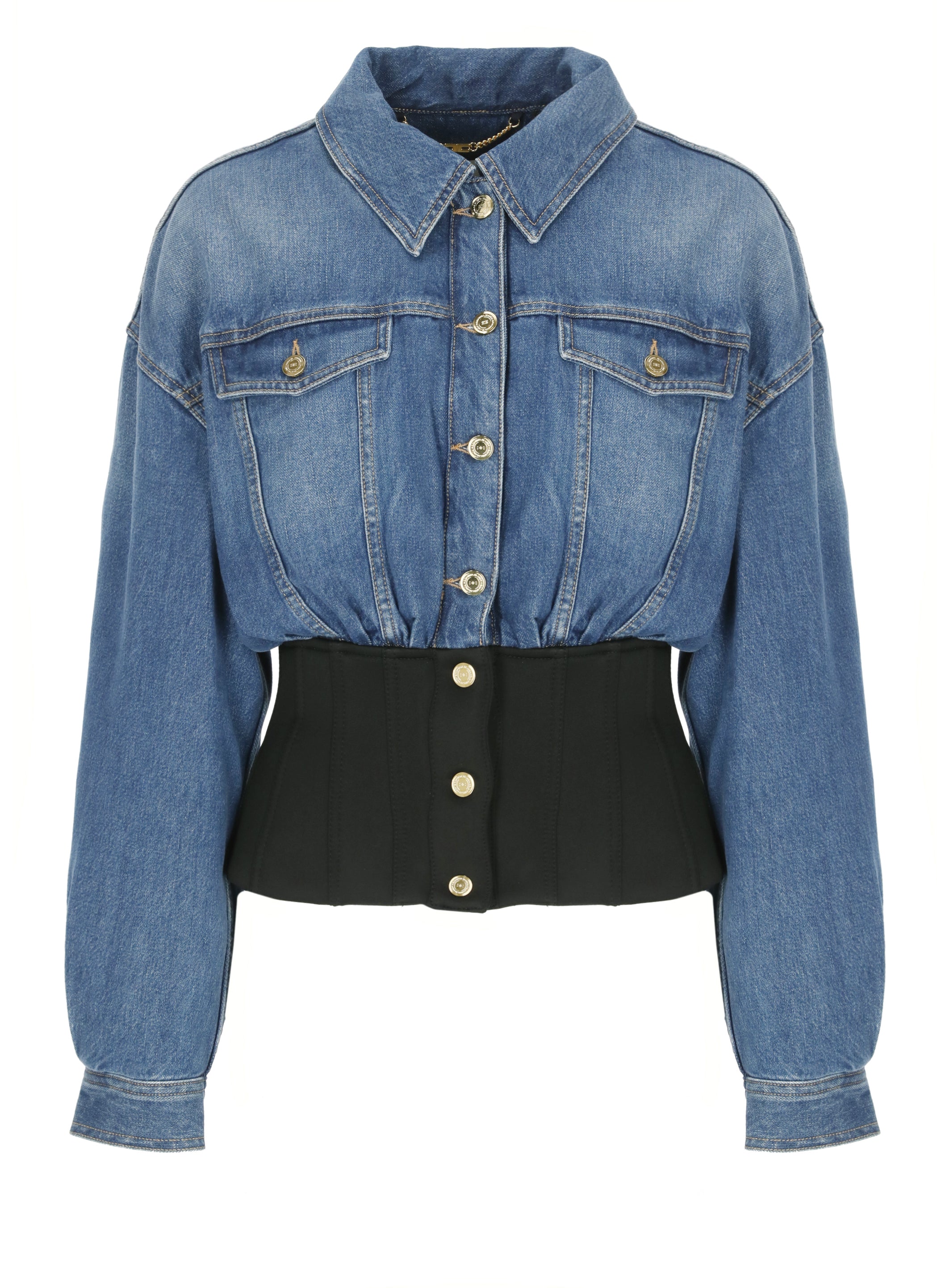 Elisabetta Franchi Coats Blue