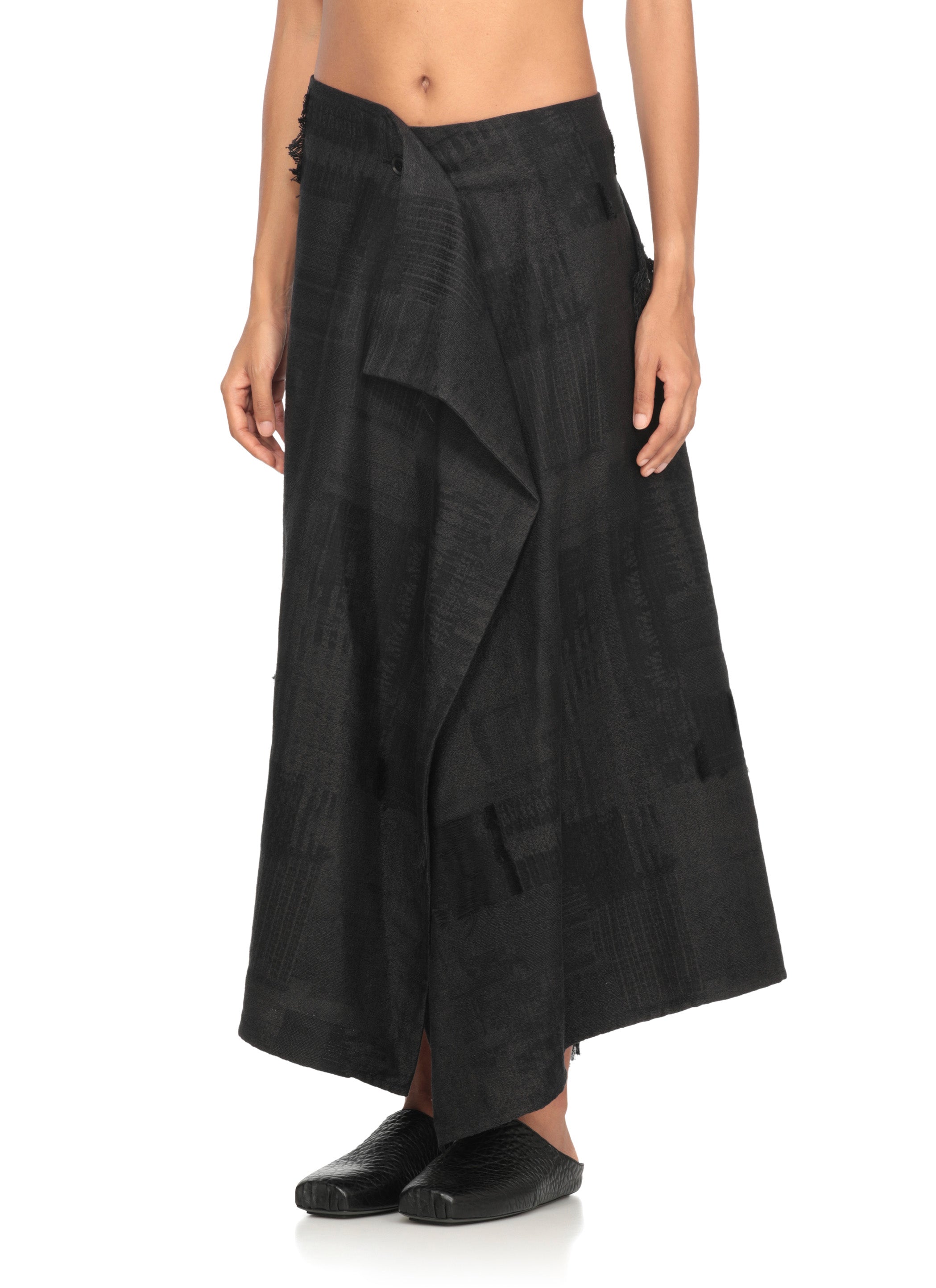 Ys Skirts Grey Cotton