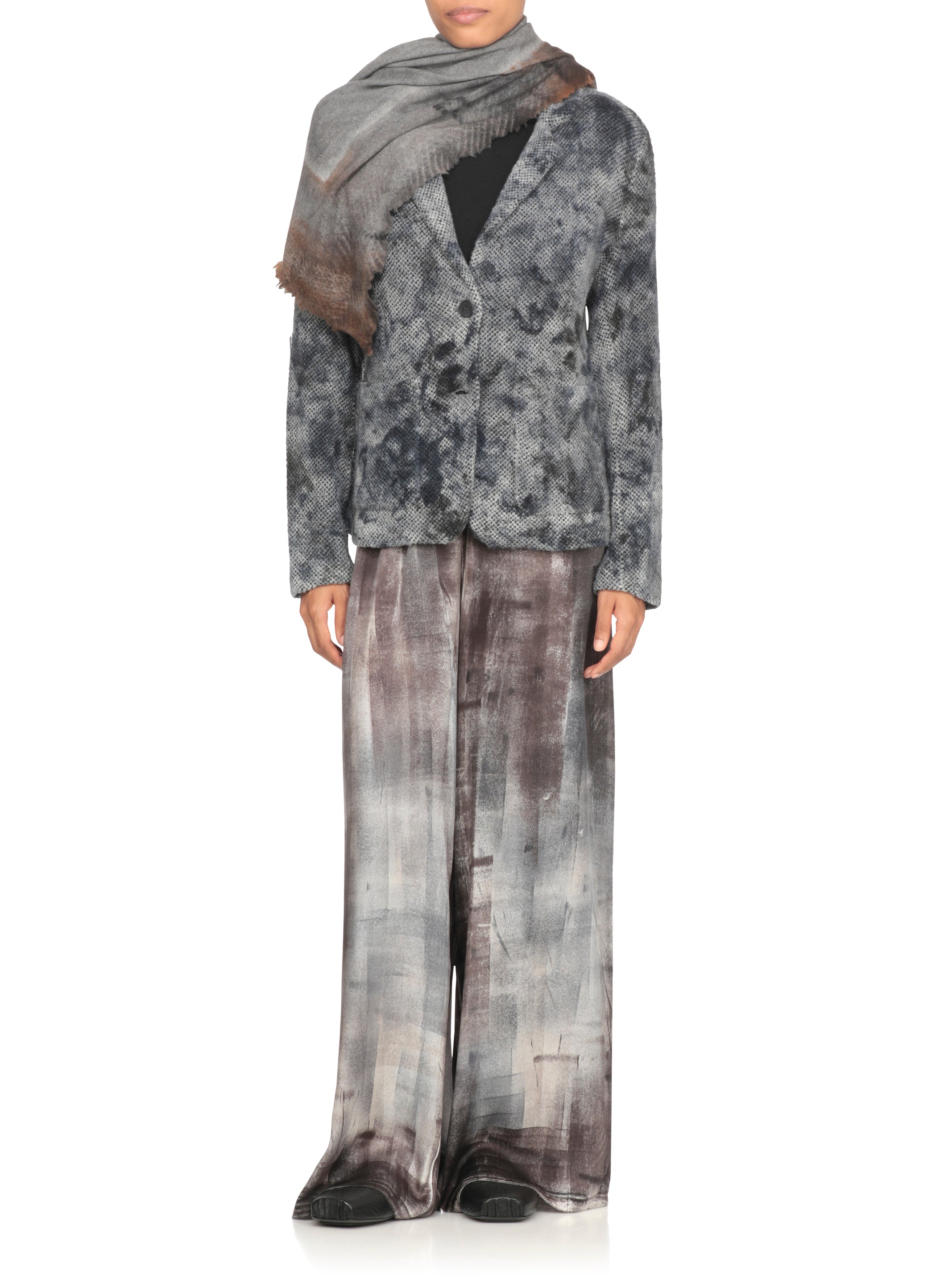 Avant Toi Jackets Blue Virgin Wool Silk
