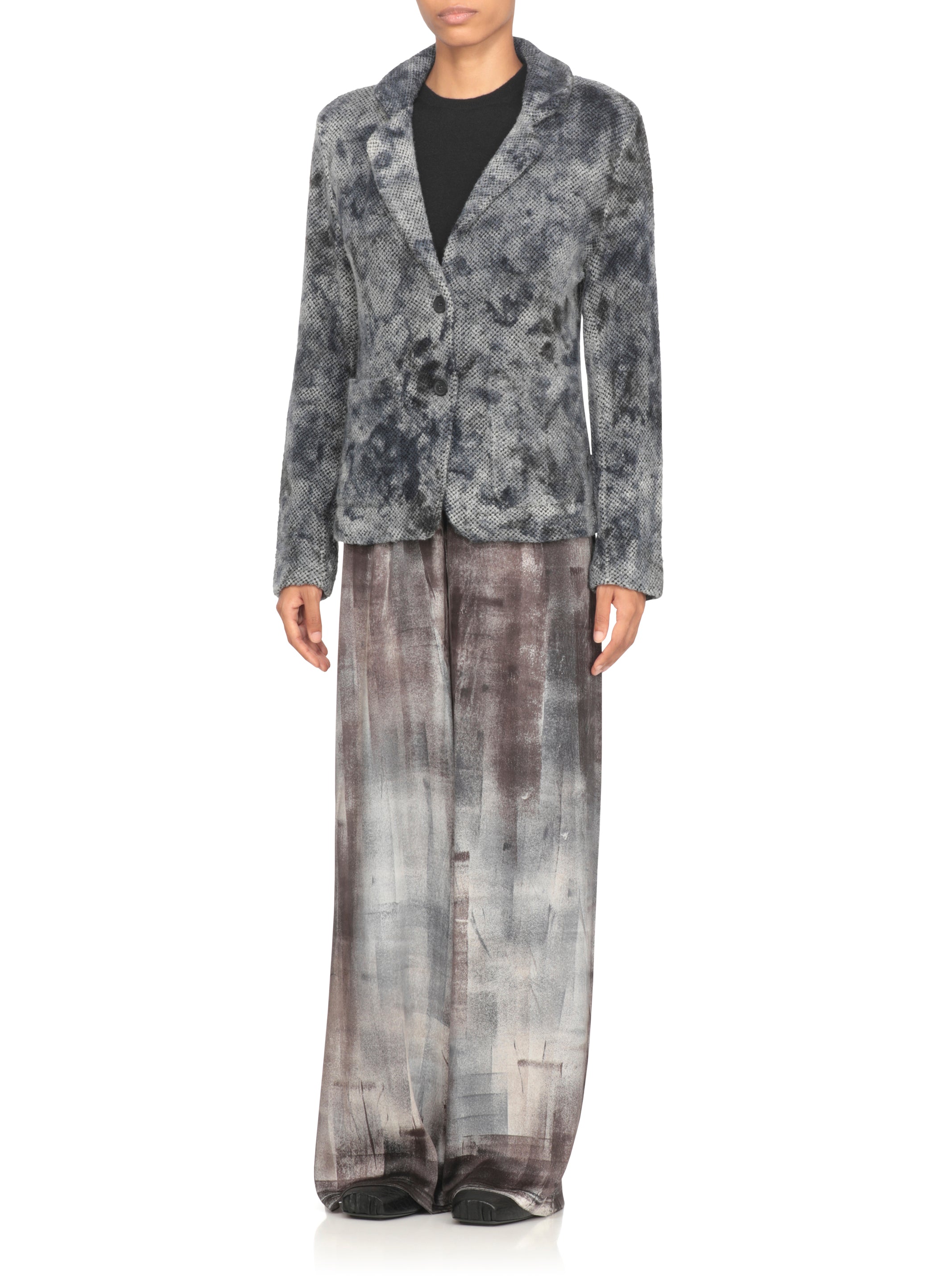 Avant Toi Jackets Blue Virgin Wool Silk
