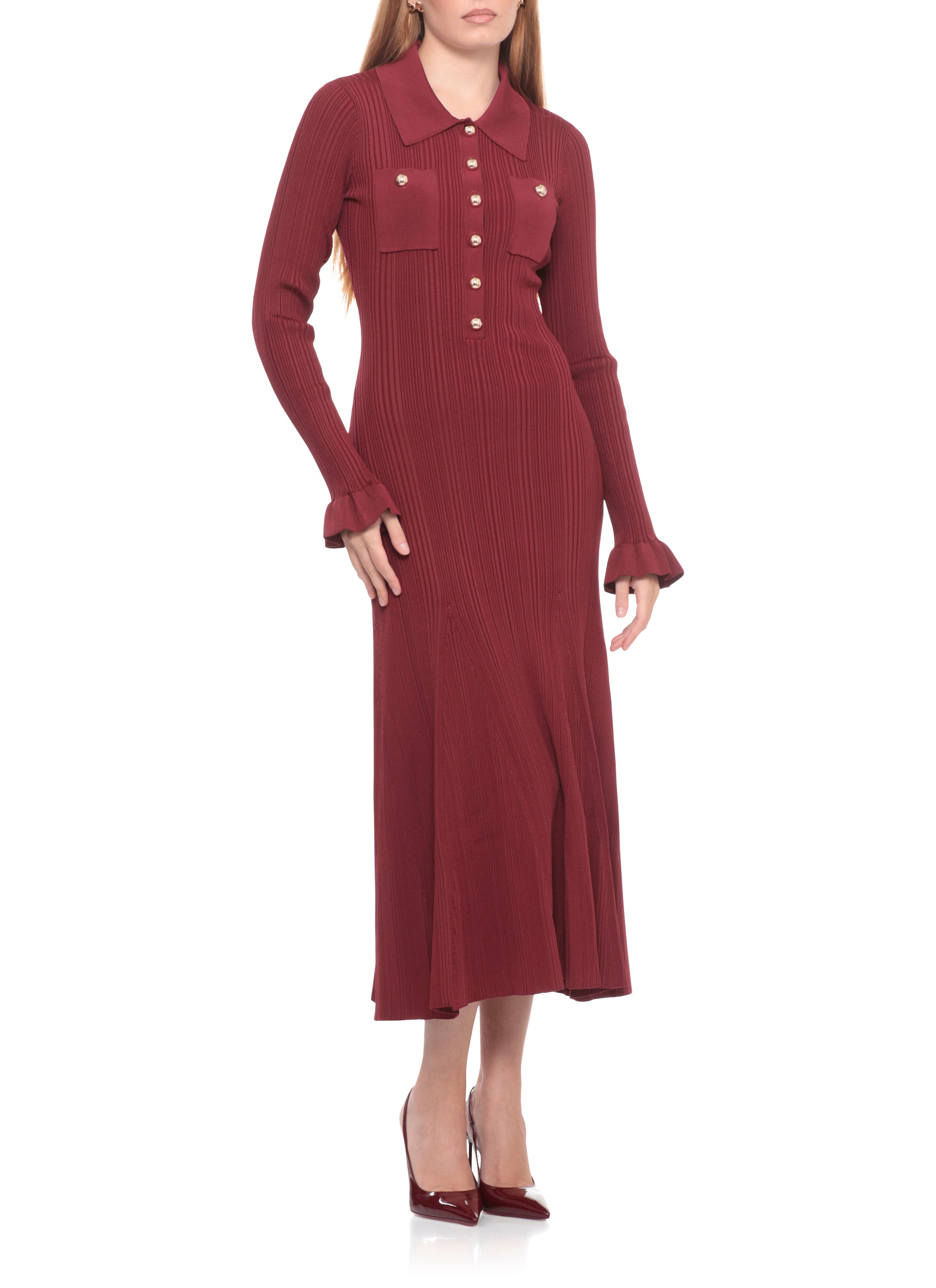 Self Portrait Dresses Bordeaux