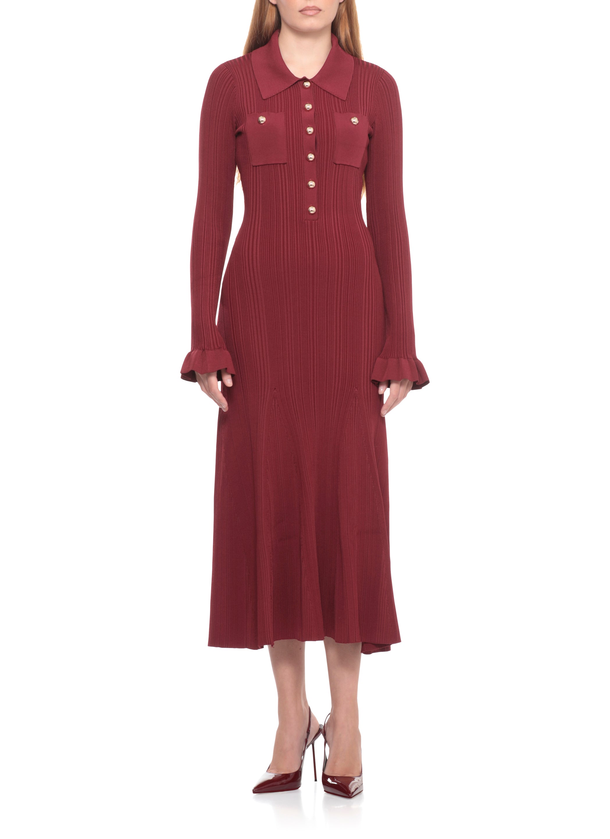 Self Portrait Dresses Bordeaux