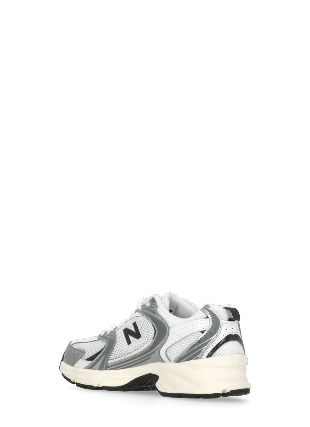 New Balance Sneakers White Fabric Sole: Rubber