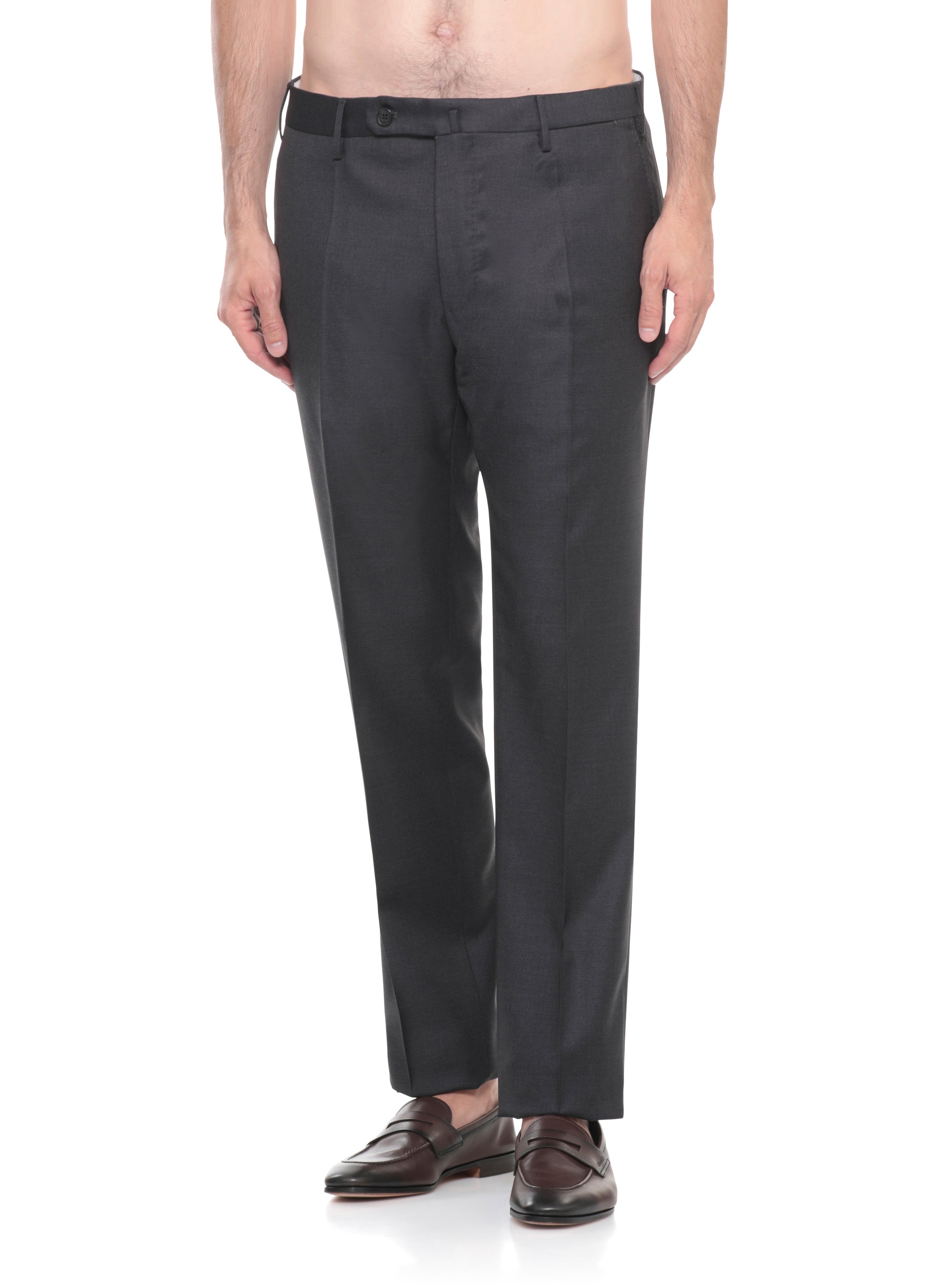Incotex Trousers Grey Virgin Wool
