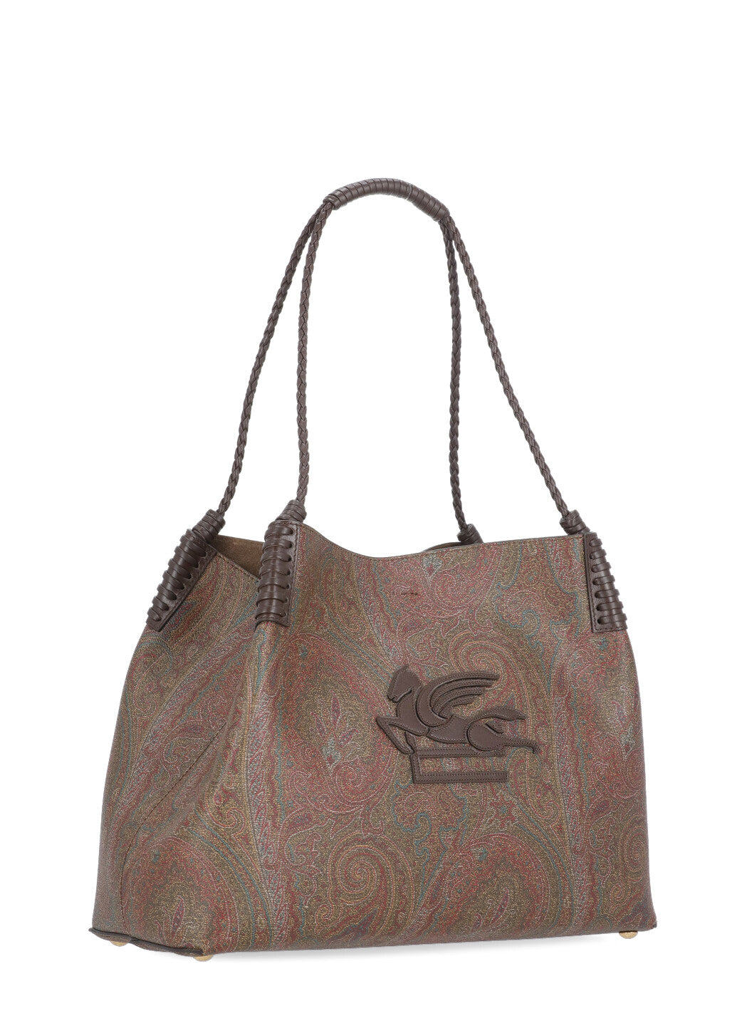 Etro Bags Brown Cotton Inside: Cowhide