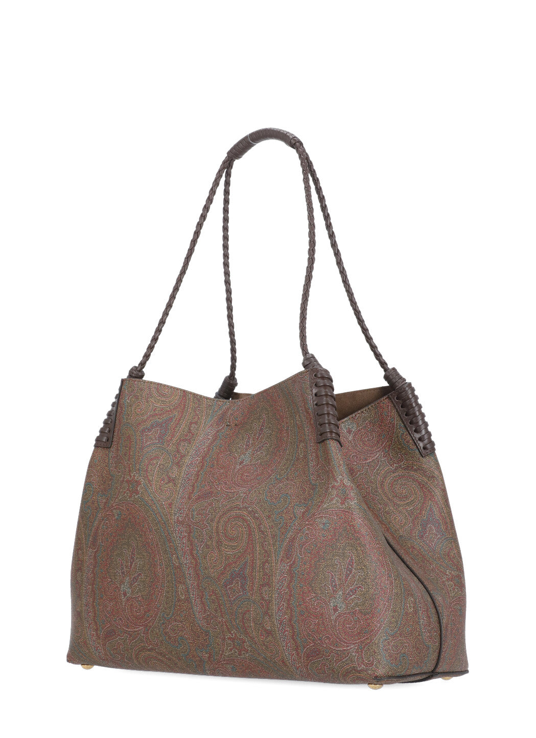 Etro Bags Brown Cotton Inside: Cowhide