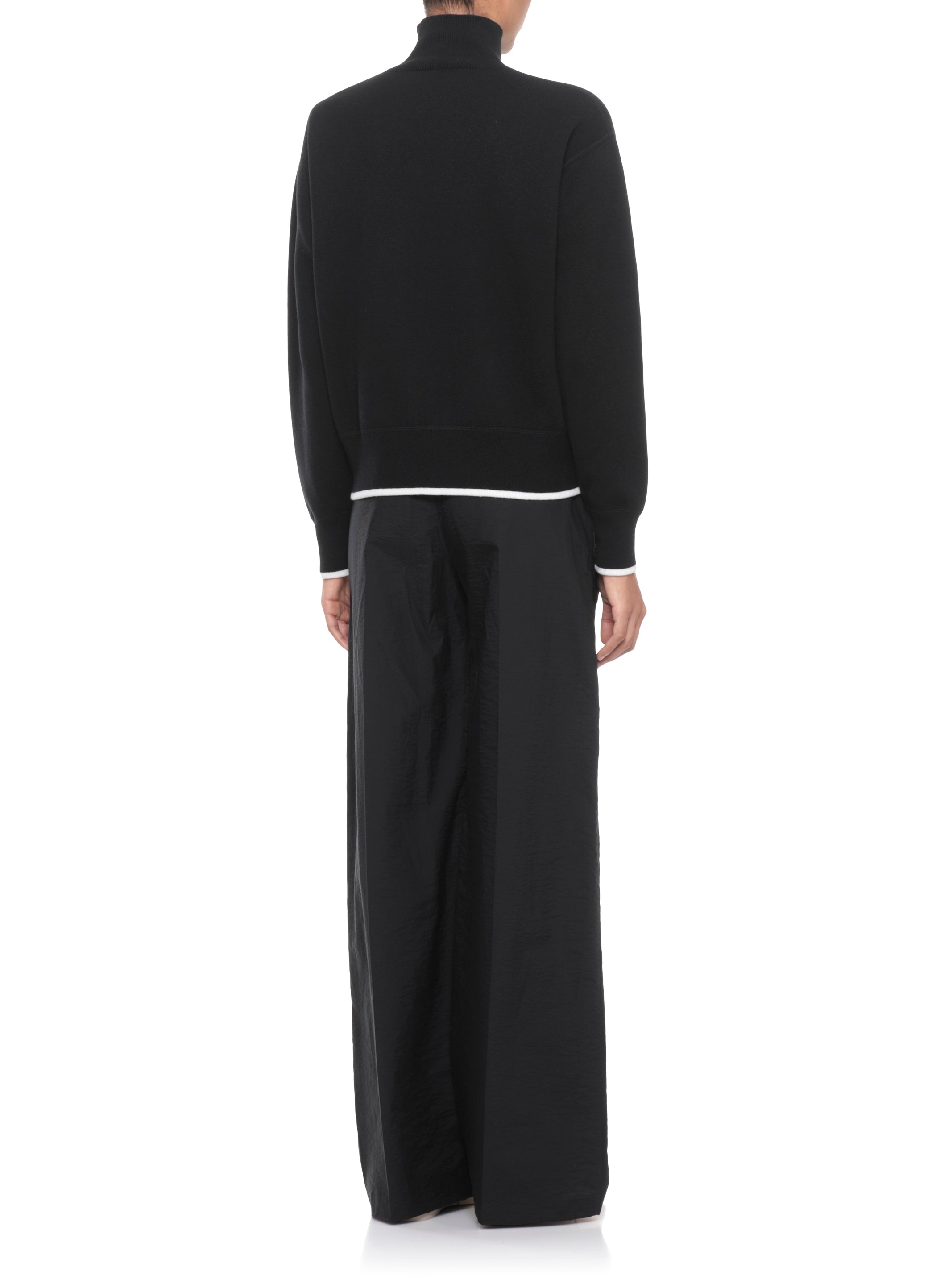 Kenzo Sweaters Black Wool Cotton Nylon Elastane