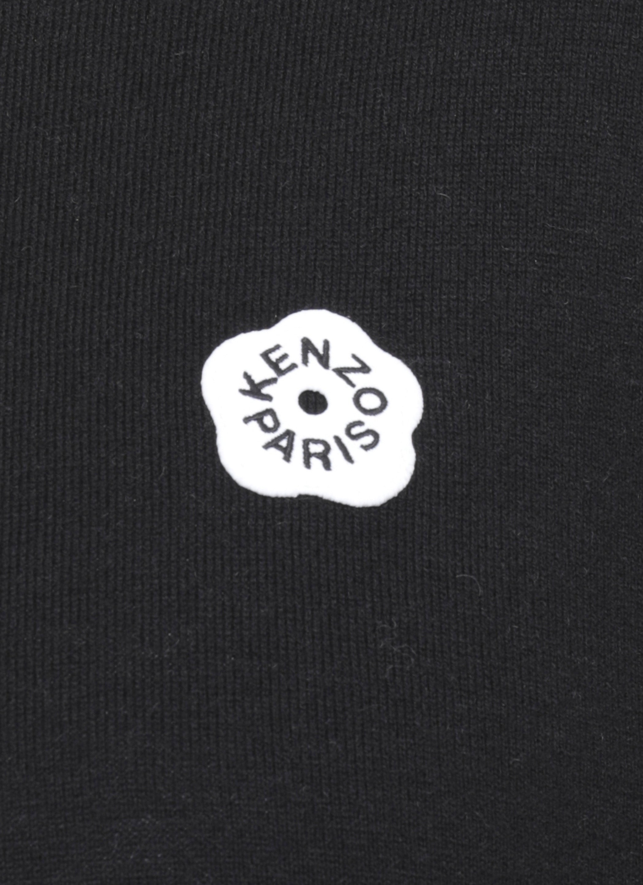 Kenzo Sweaters Black Wool Cotton Nylon Elastane