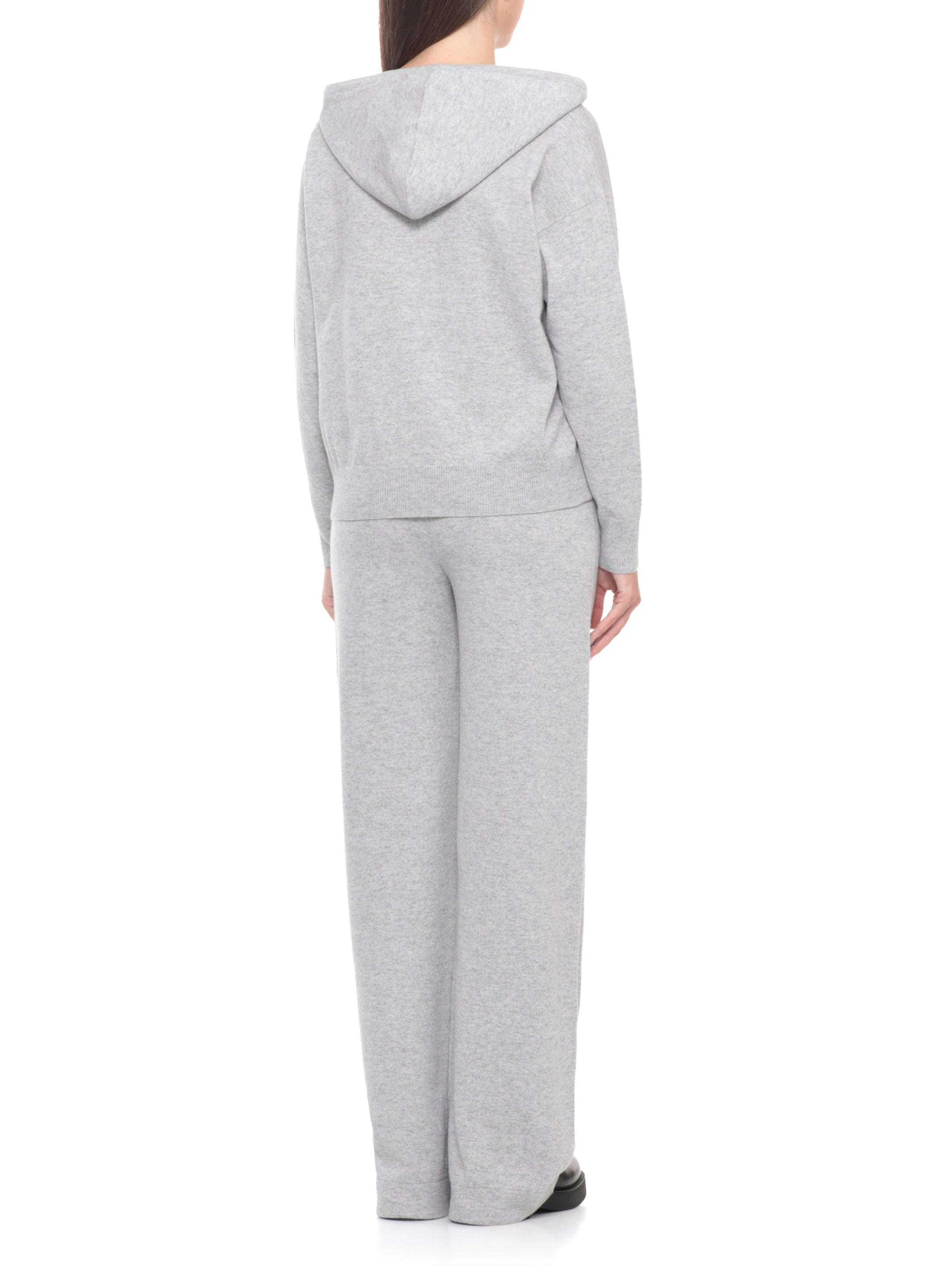 Peserico Sweaters Grey Virgin Wool Silk Cashmere