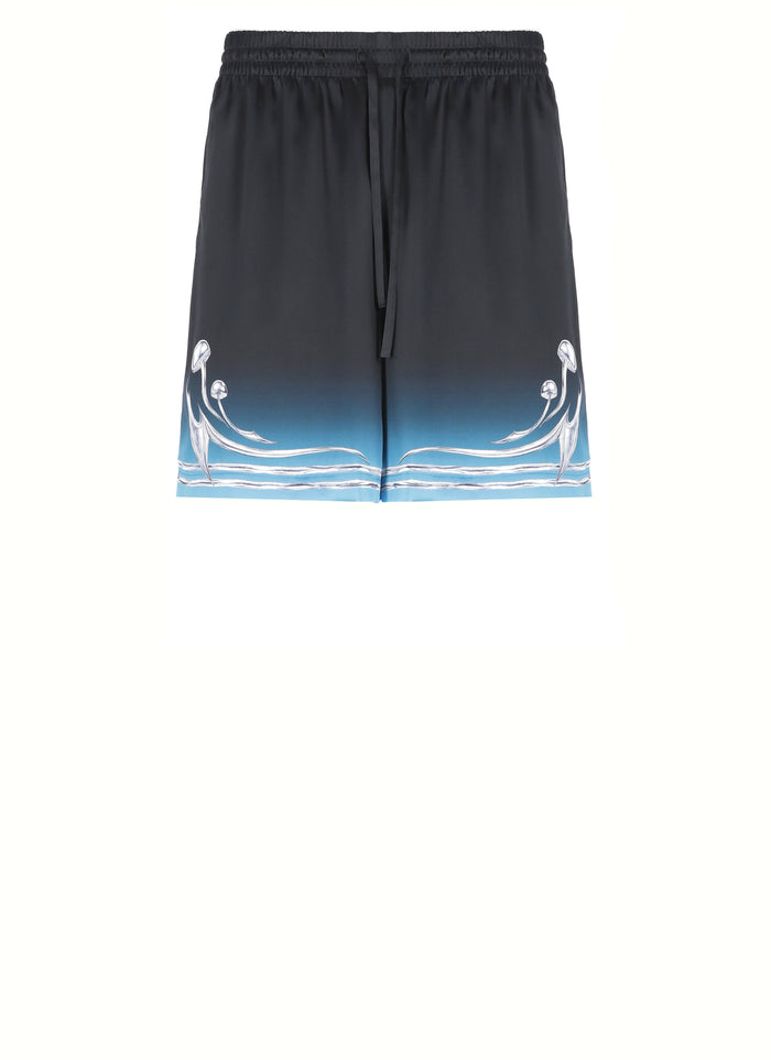 Casablanca Shorts Black Silk Lining: Polyester