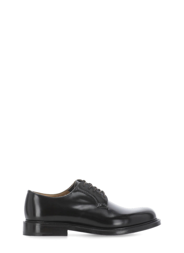 Churchs Flat Shoes Brown Cow Leather