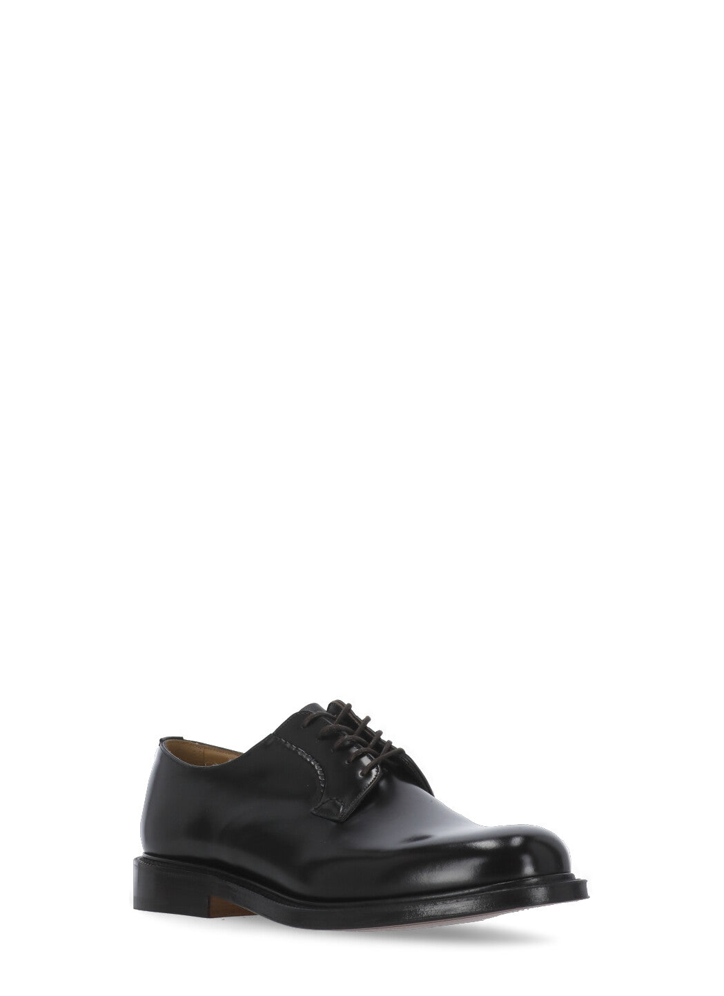 Churchs Flat Shoes Brown Cow Leather