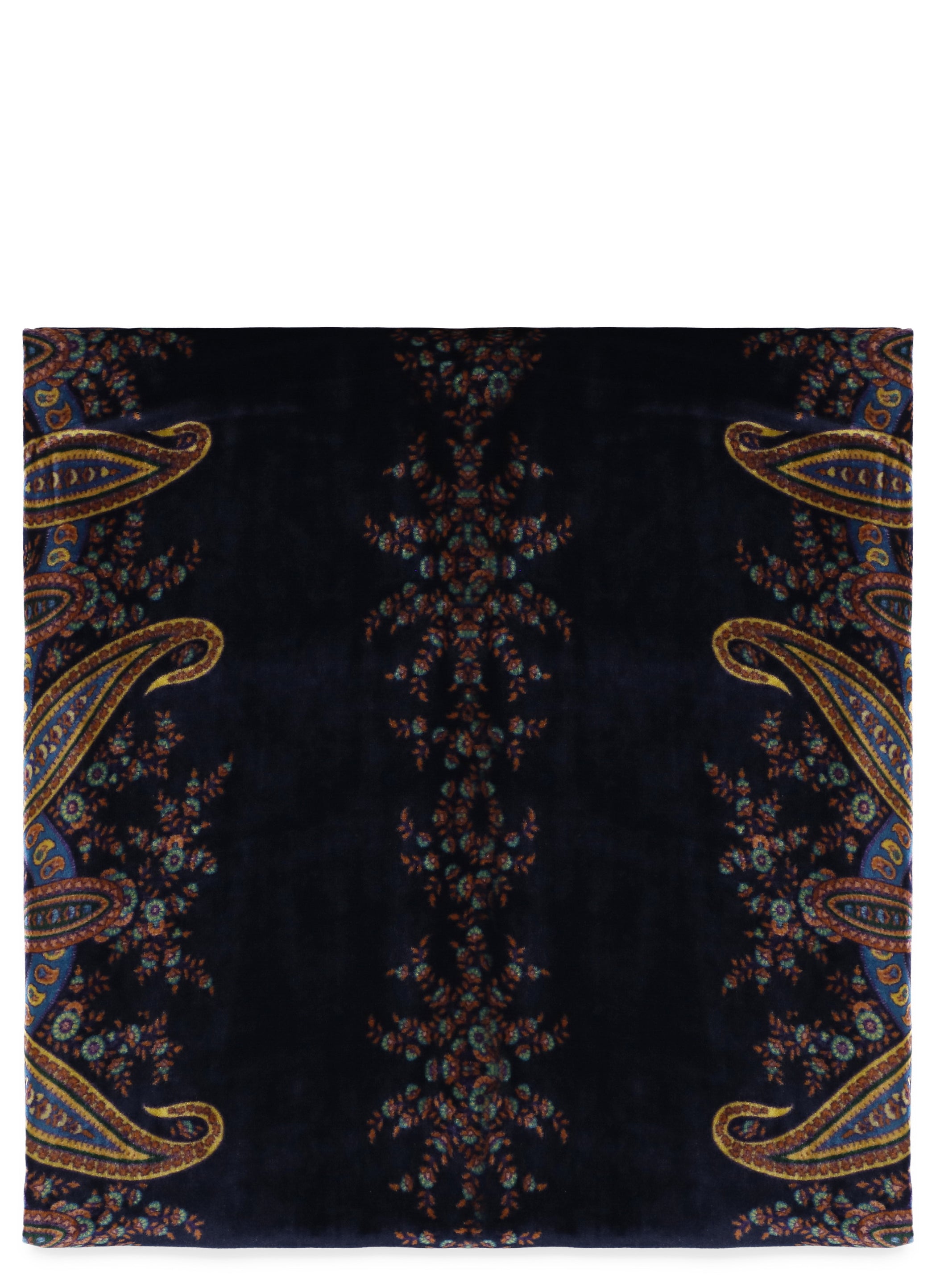 Etro Scarfs Blue Viscose Silk