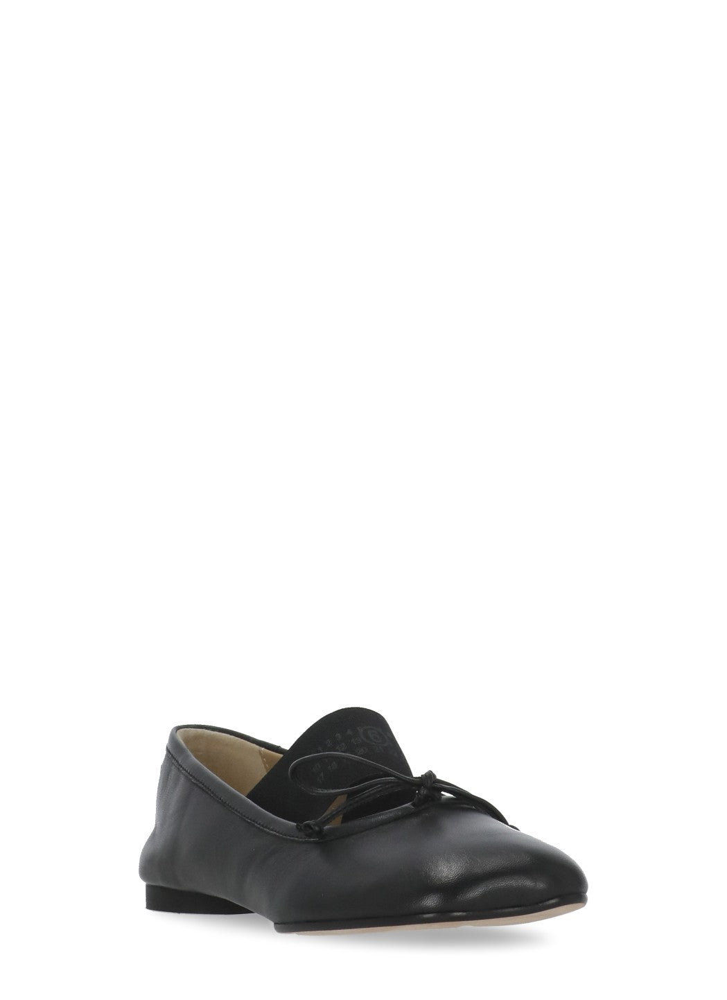 Mm6 Maison Margiela Flat Shoes Black