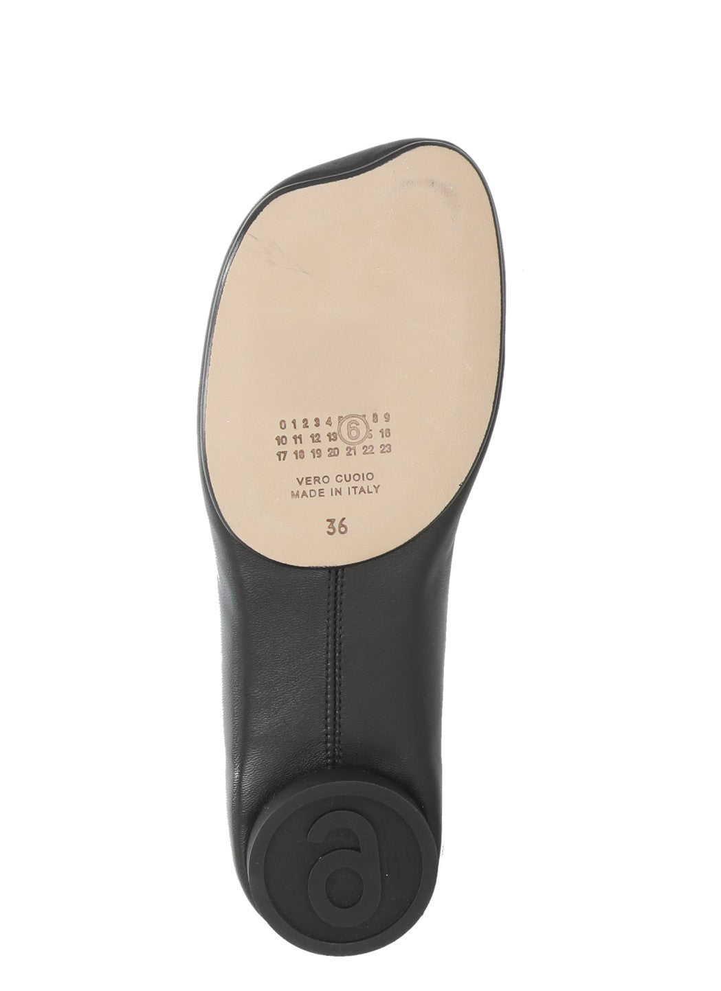 Mm6 Maison Margiela Flat Shoes Black