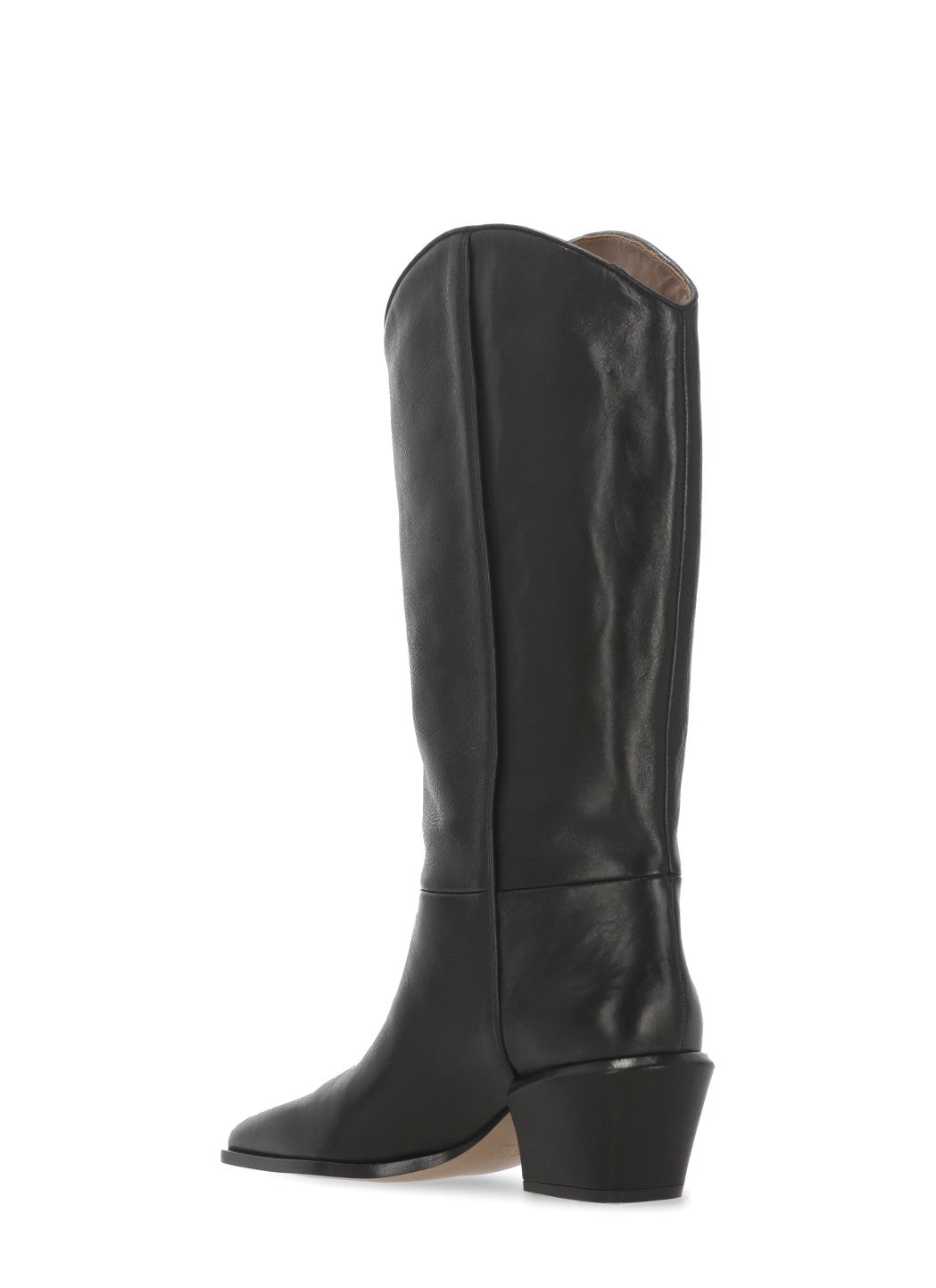 Paris Texas Boots Black Cow Leather