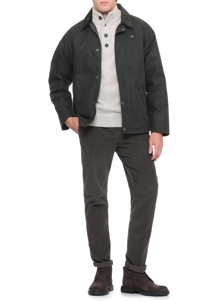 Barbour Coats Green Cotton Fabric 2: Polyester