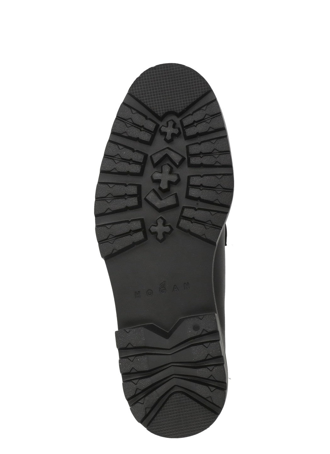 Hogan Flat shoes Black Cowhide Sole: Rubber