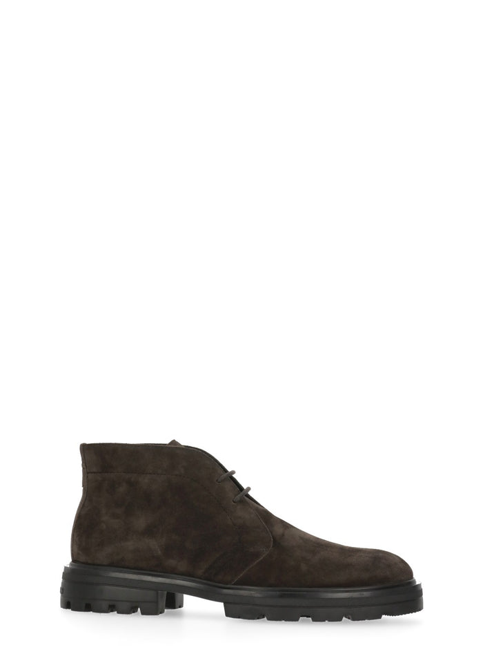 Hogan Flat Shoes Brown Cowhide Sole: Rubber