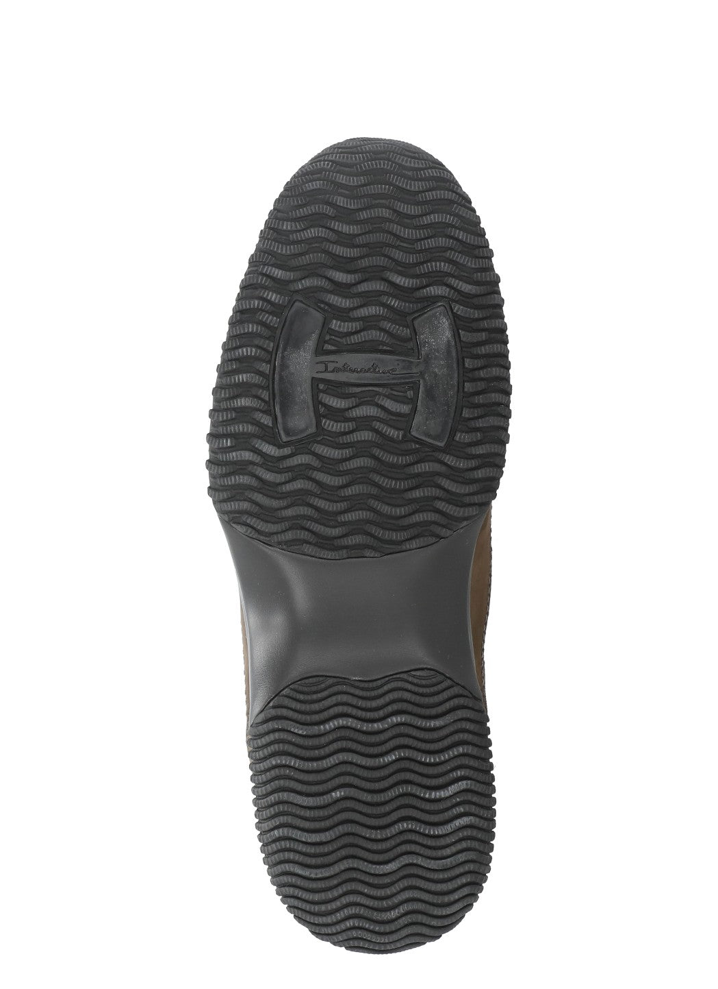 Hogan Sneakers Brown Calf Leather Sole: Rubber