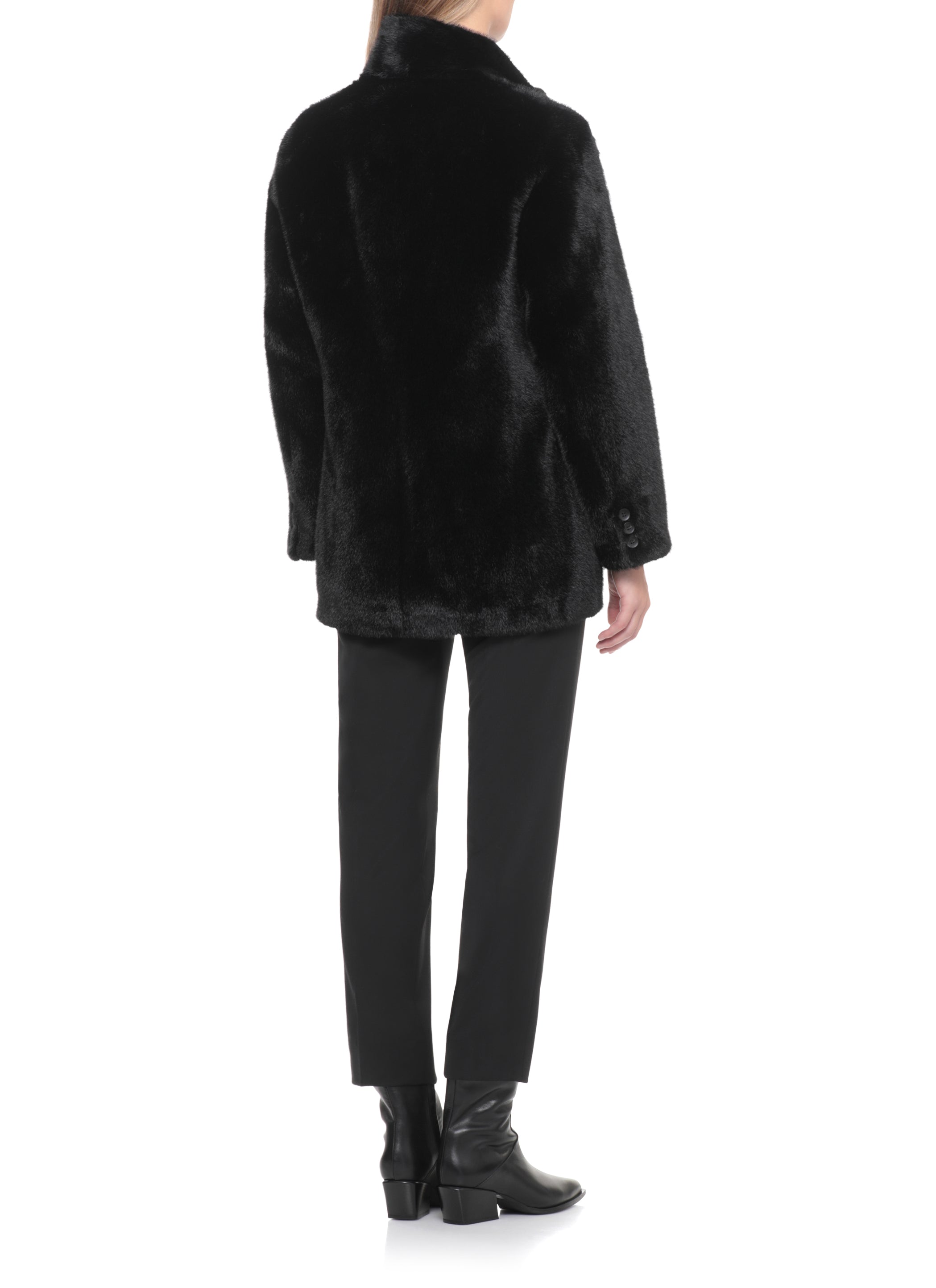 Valentini 1972 Coats Black Polyester